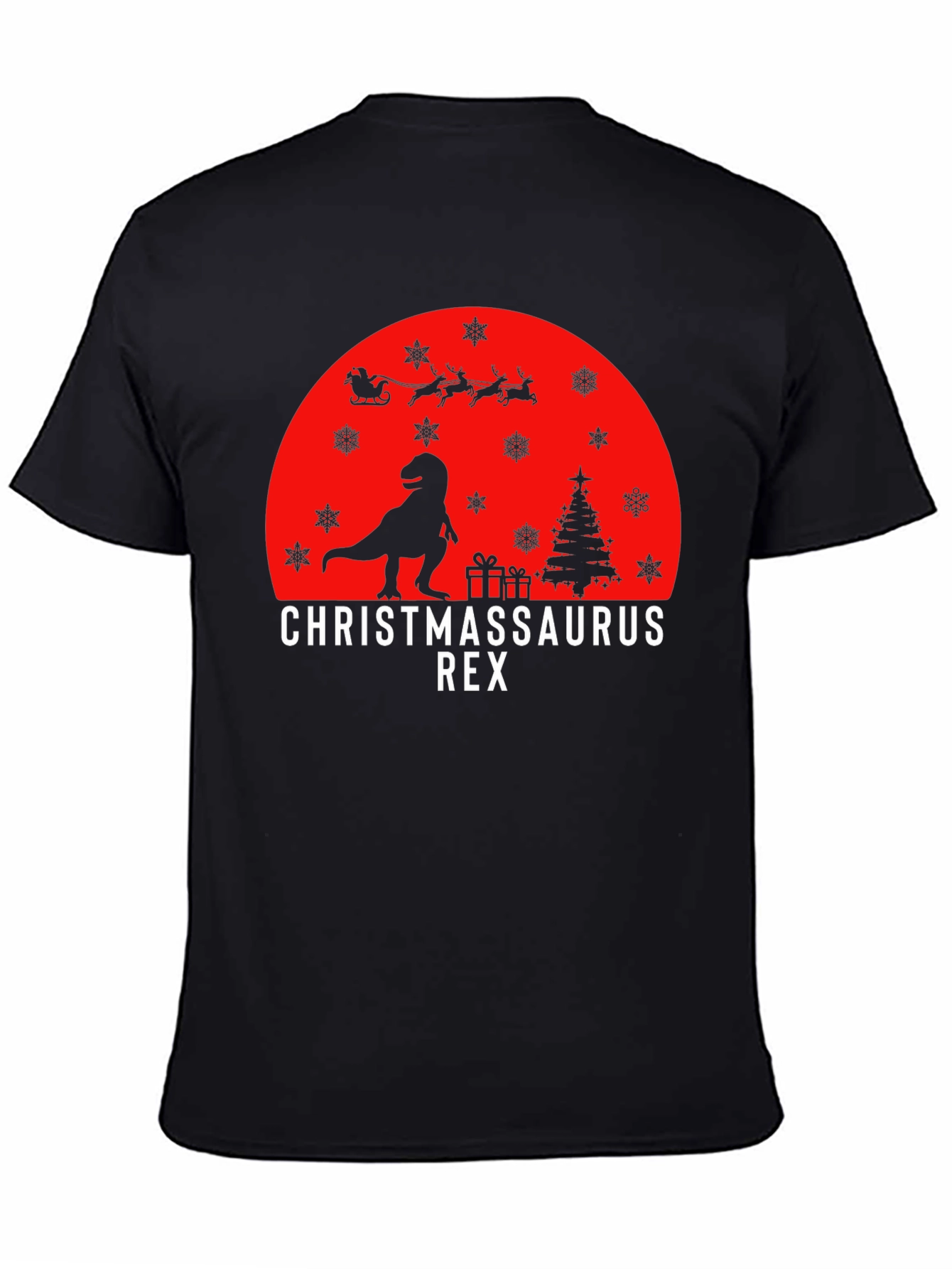 Christmassaurus Rex T-Shirt - Dinosaur Christmas Tee