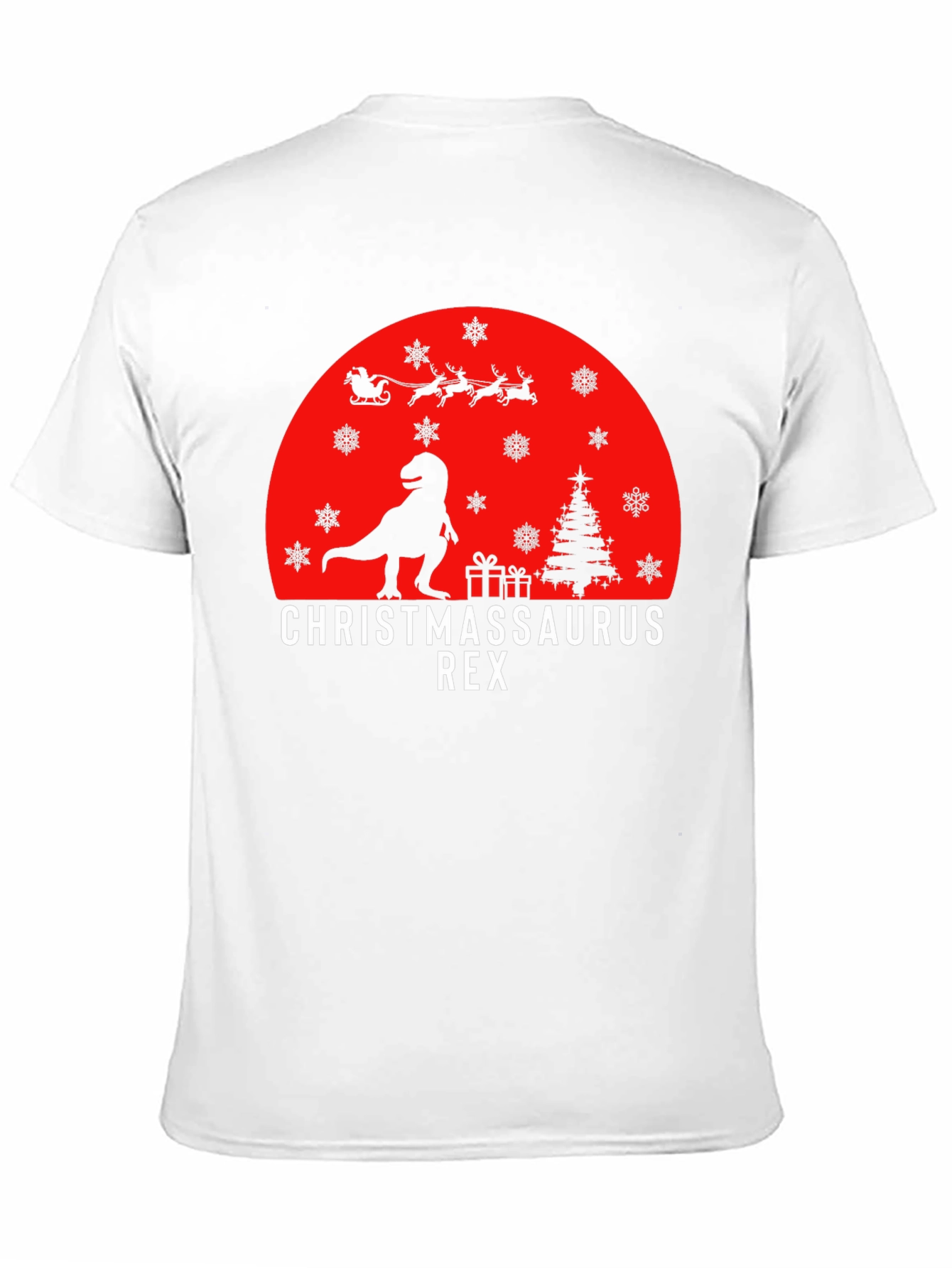Christmassaurus Rex T-Shirt - Dinosaur Christmas Tee