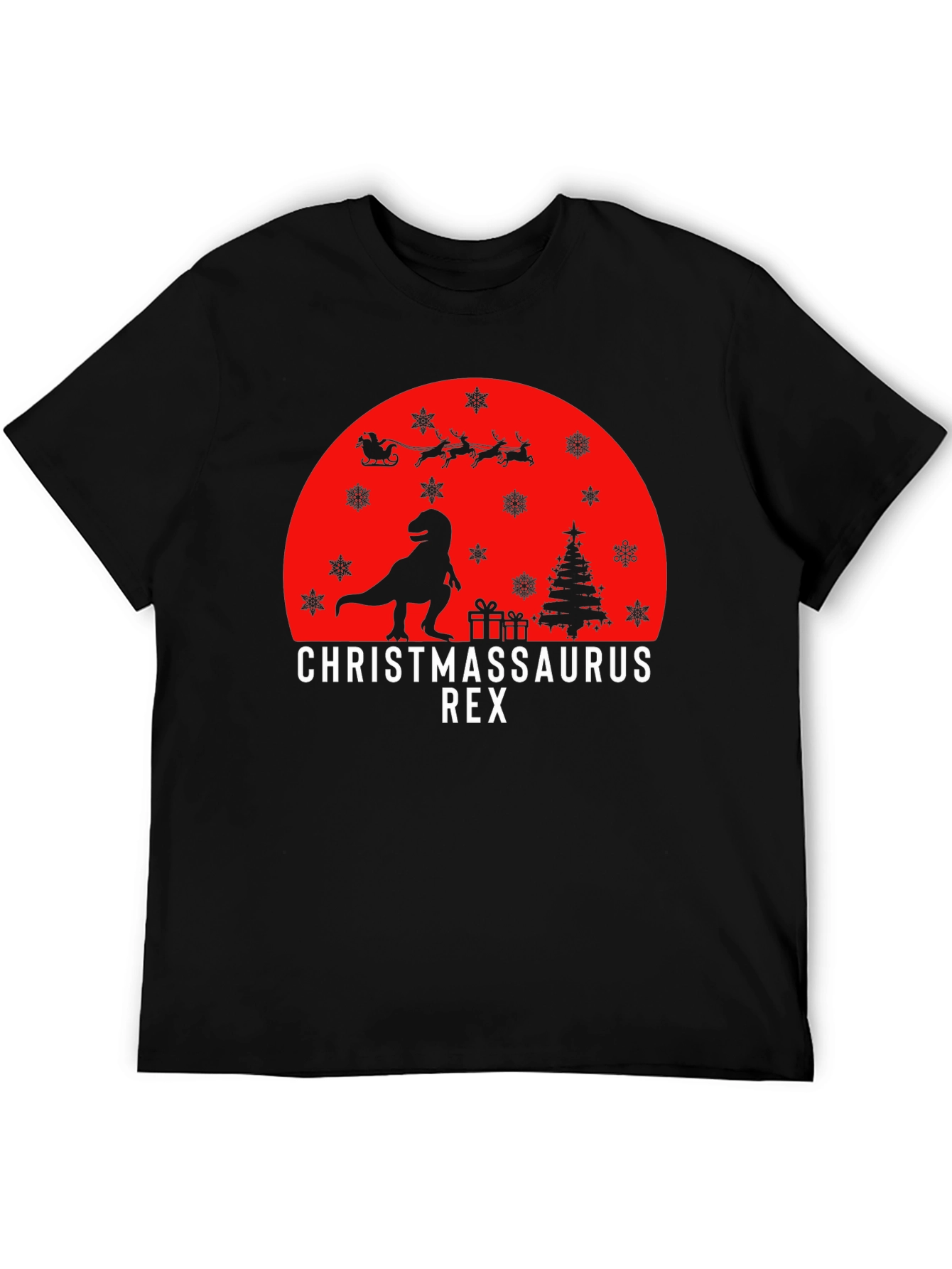 Christmassaurus Rex T-Shirt - Dinosaur Christmas Tee