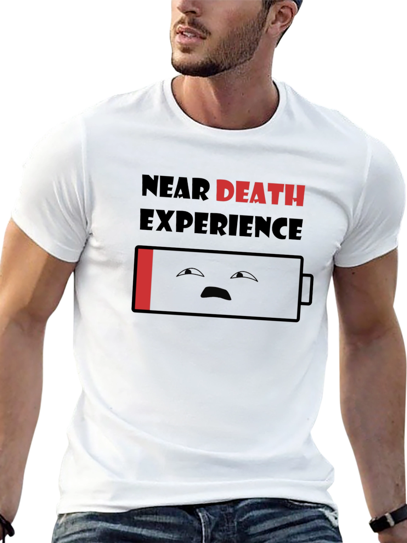 Near Death Experience Funny Graphic T-Shirt