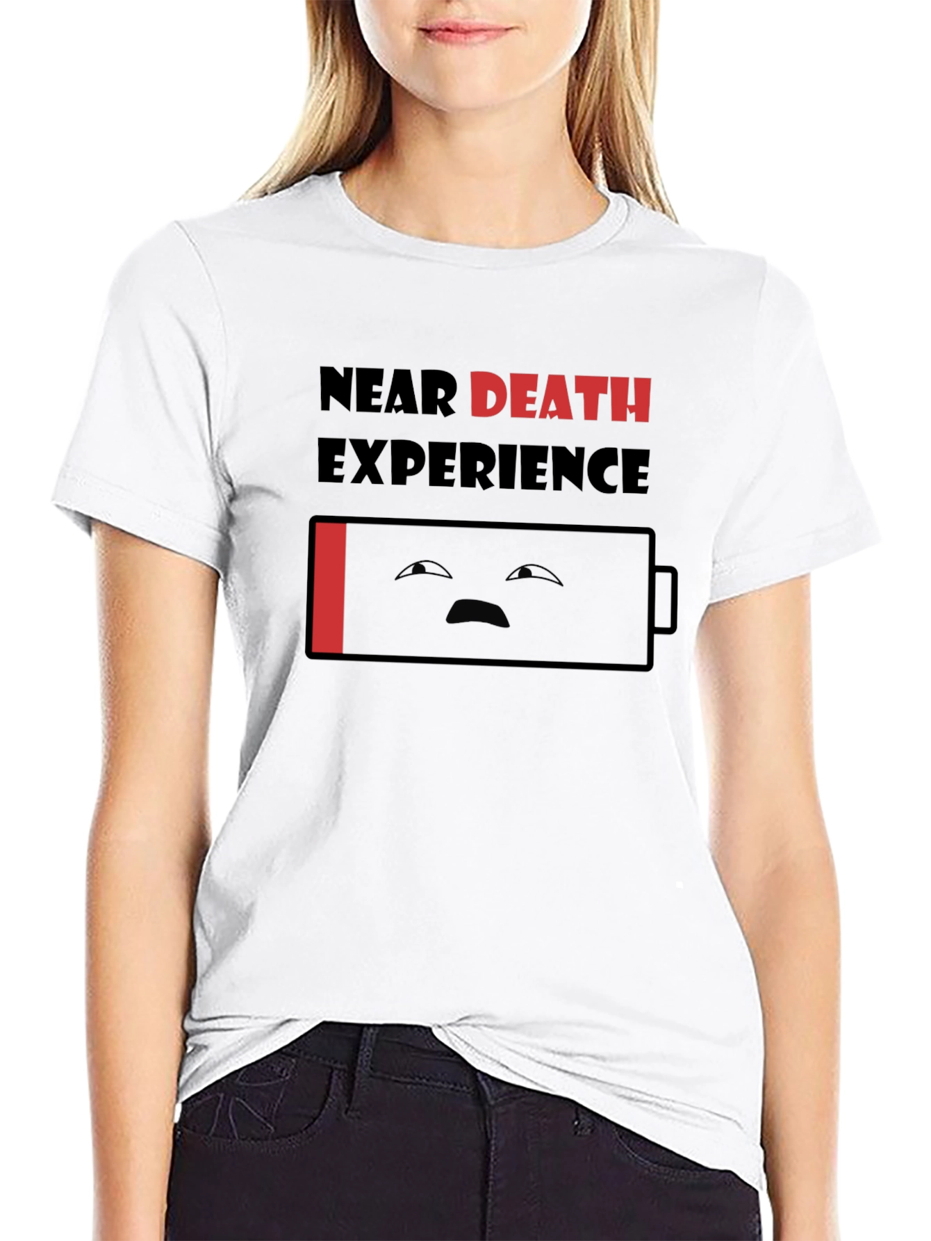 Near Death Experience Funny Graphic T-Shirt