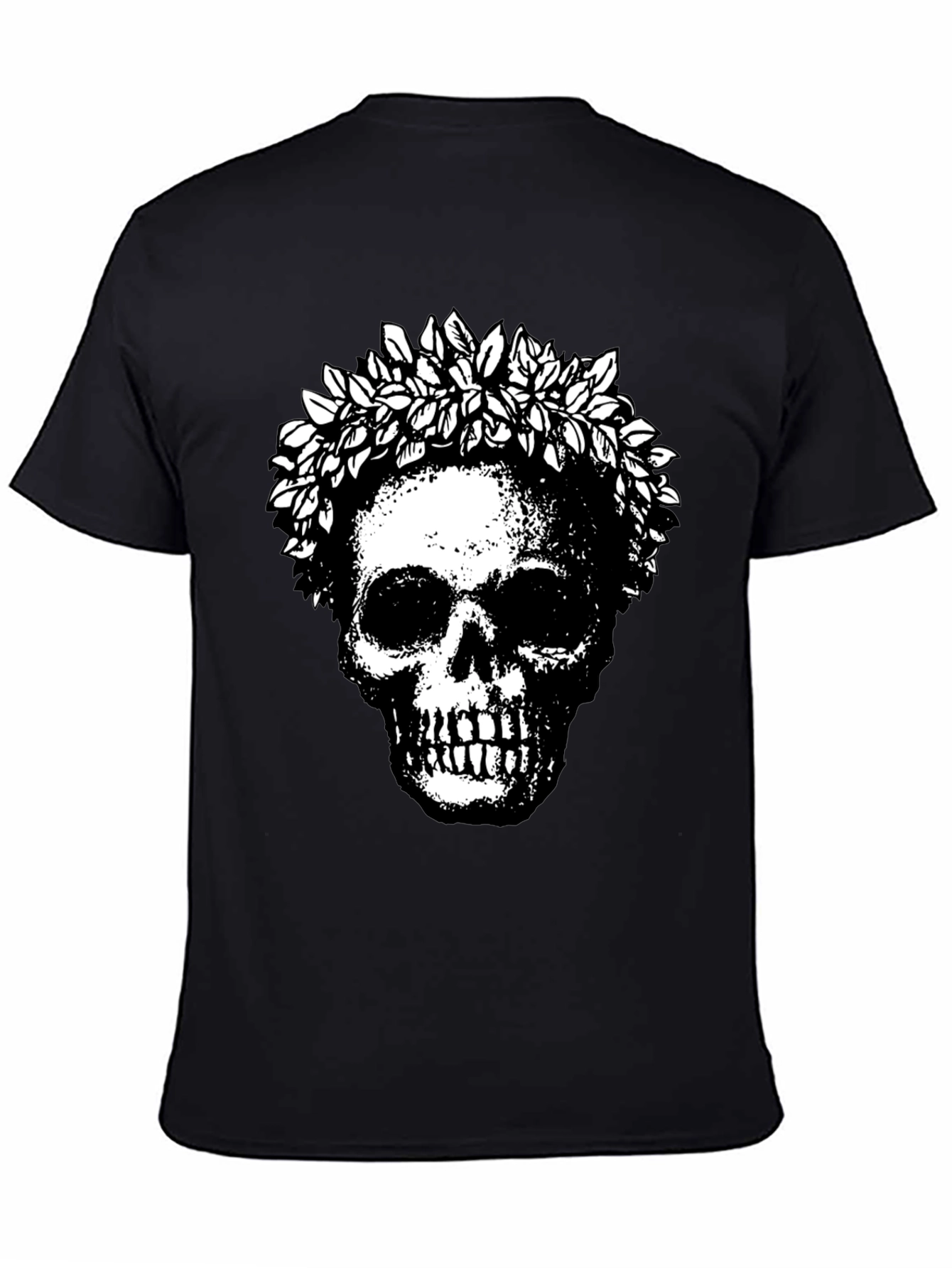 Skull and Wreath Graphic Tee