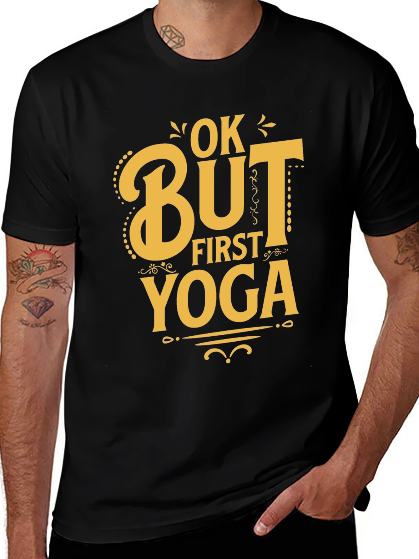Ok But First Yoga T-Shirt