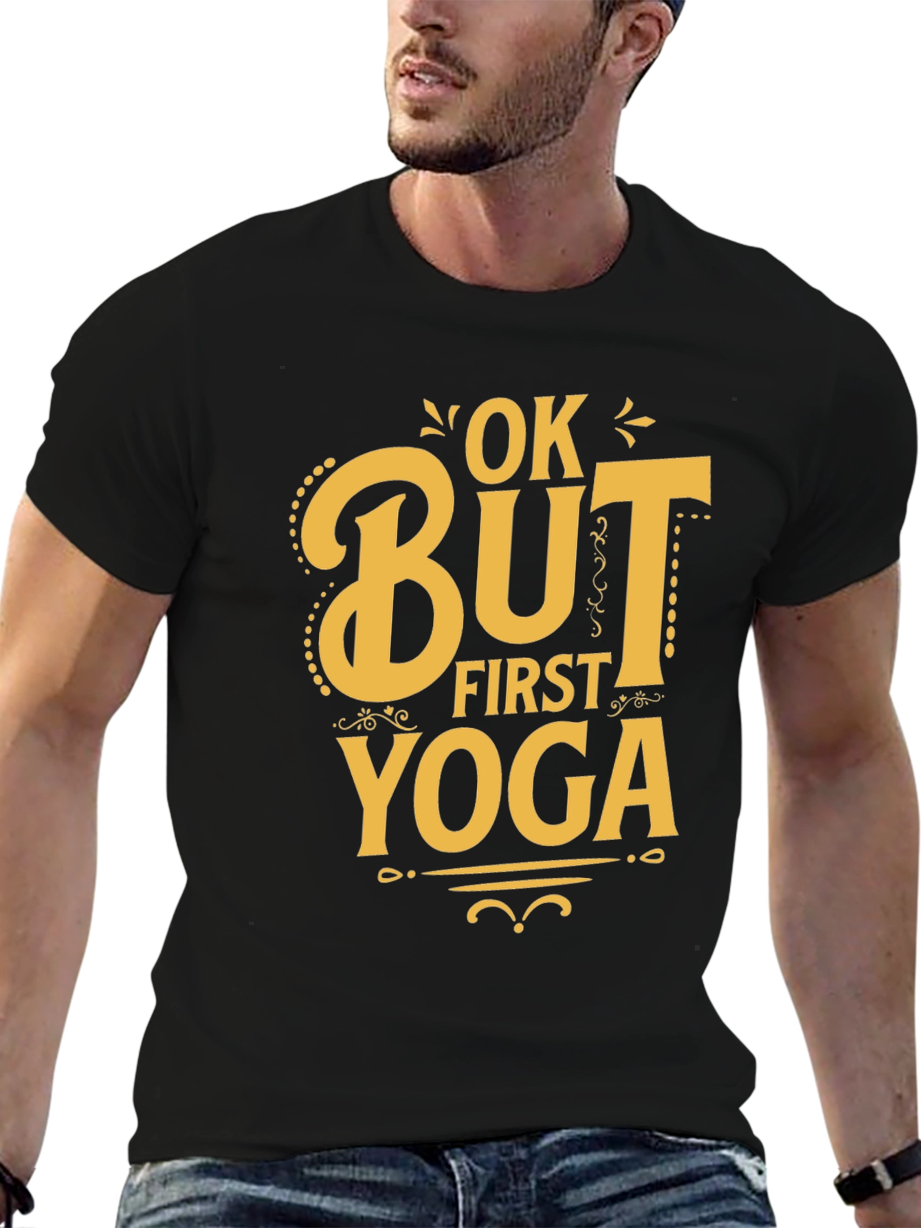Ok But First Yoga T-Shirt