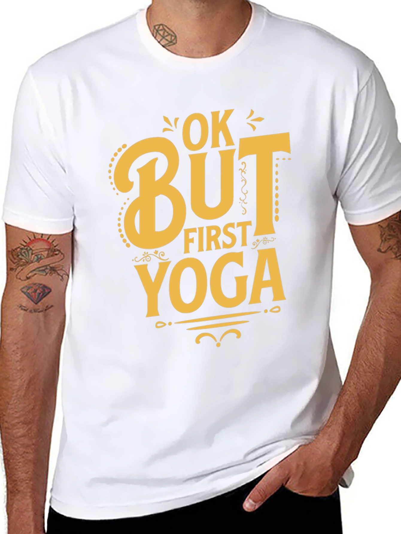 Ok But First Yoga T-Shirt