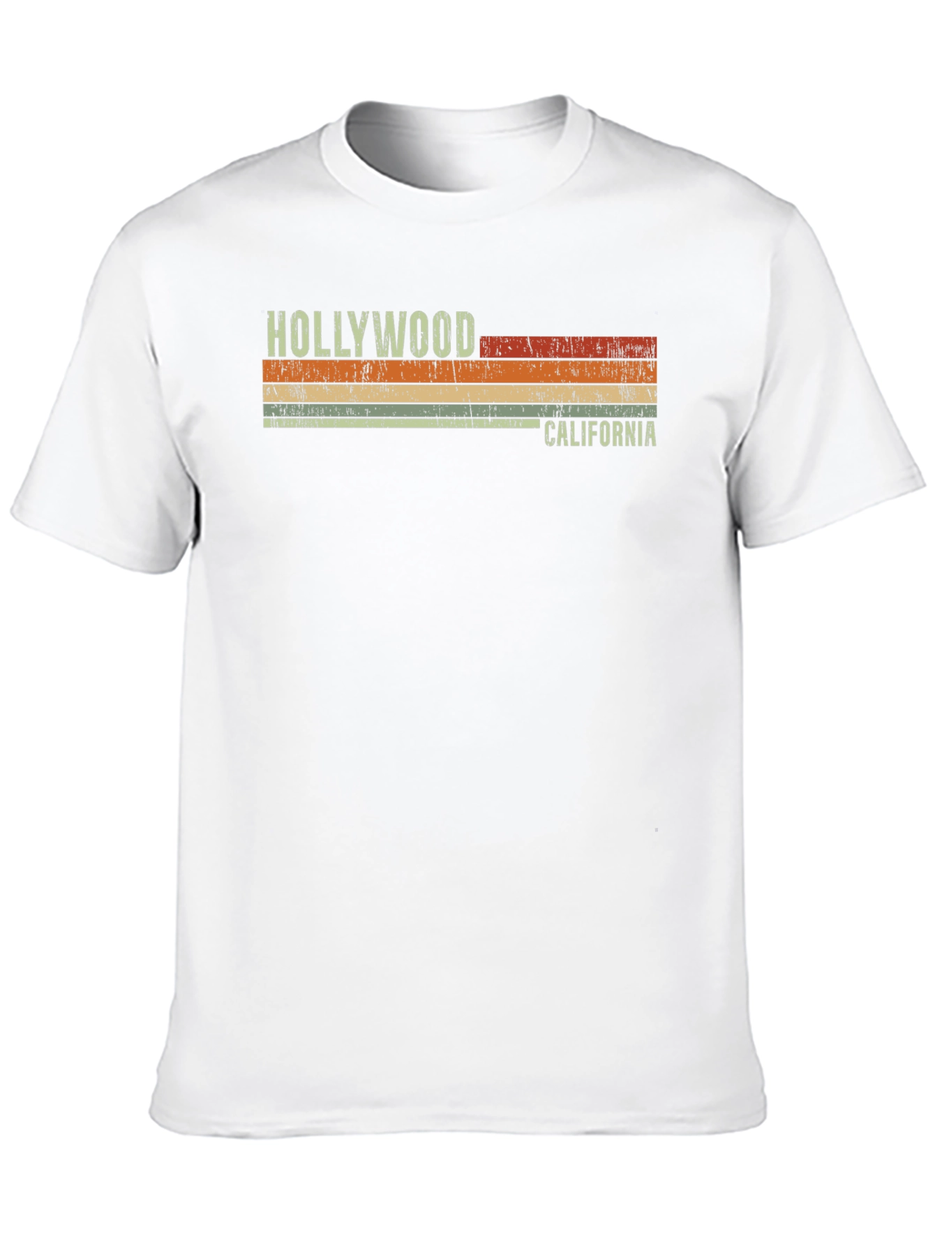 Retro Hollywood California Graphic Tee