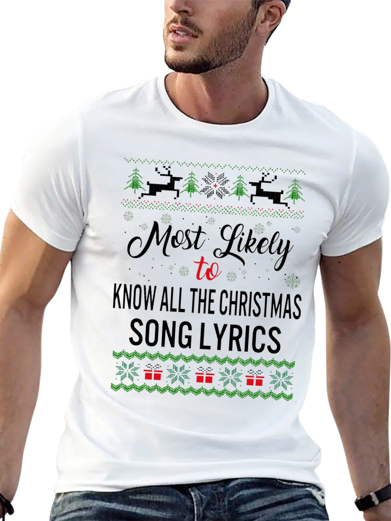 Christmas Song Lyrics T-Shirt