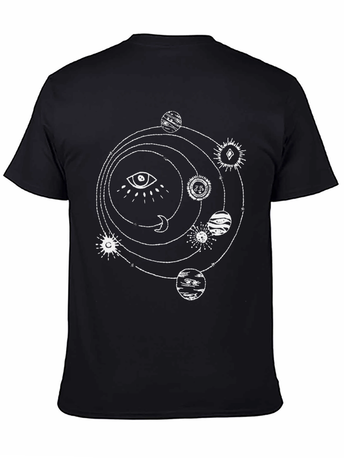 Mystic Eye Orbit Black T-Shirt