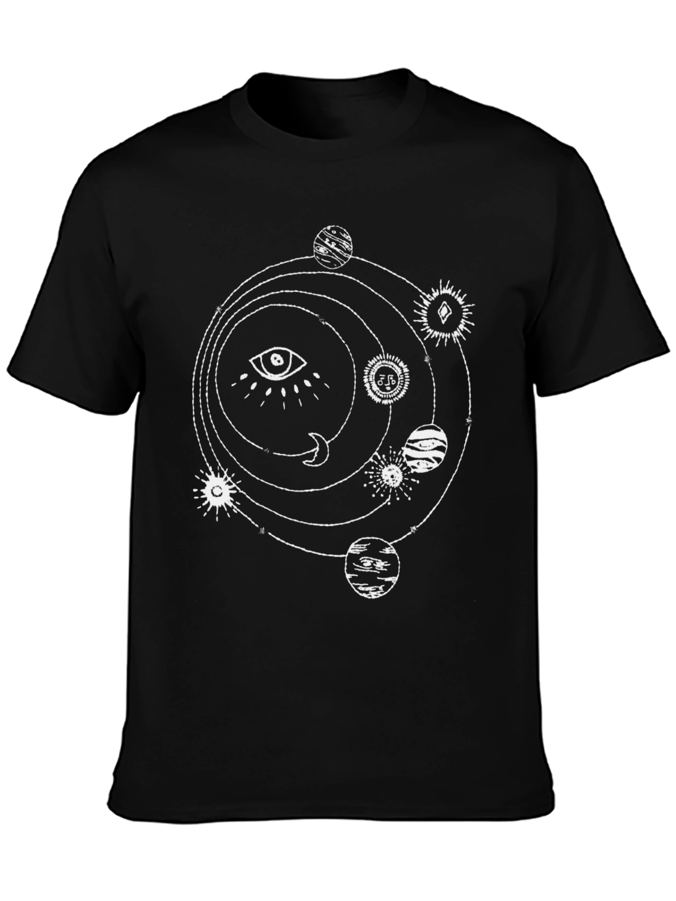 Mystic Eye Orbit Black T-Shirt