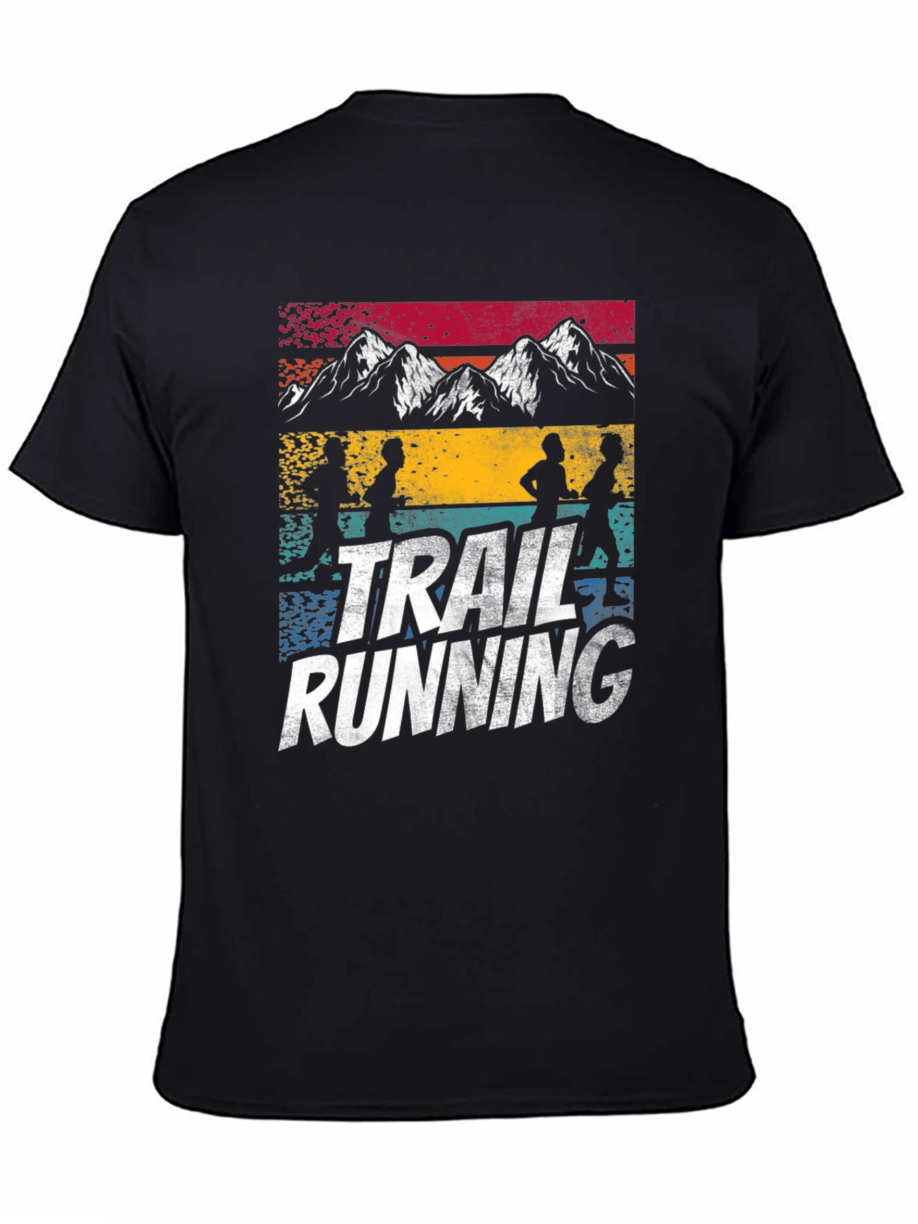 Trail Running T-Shirt - Mountain Design
