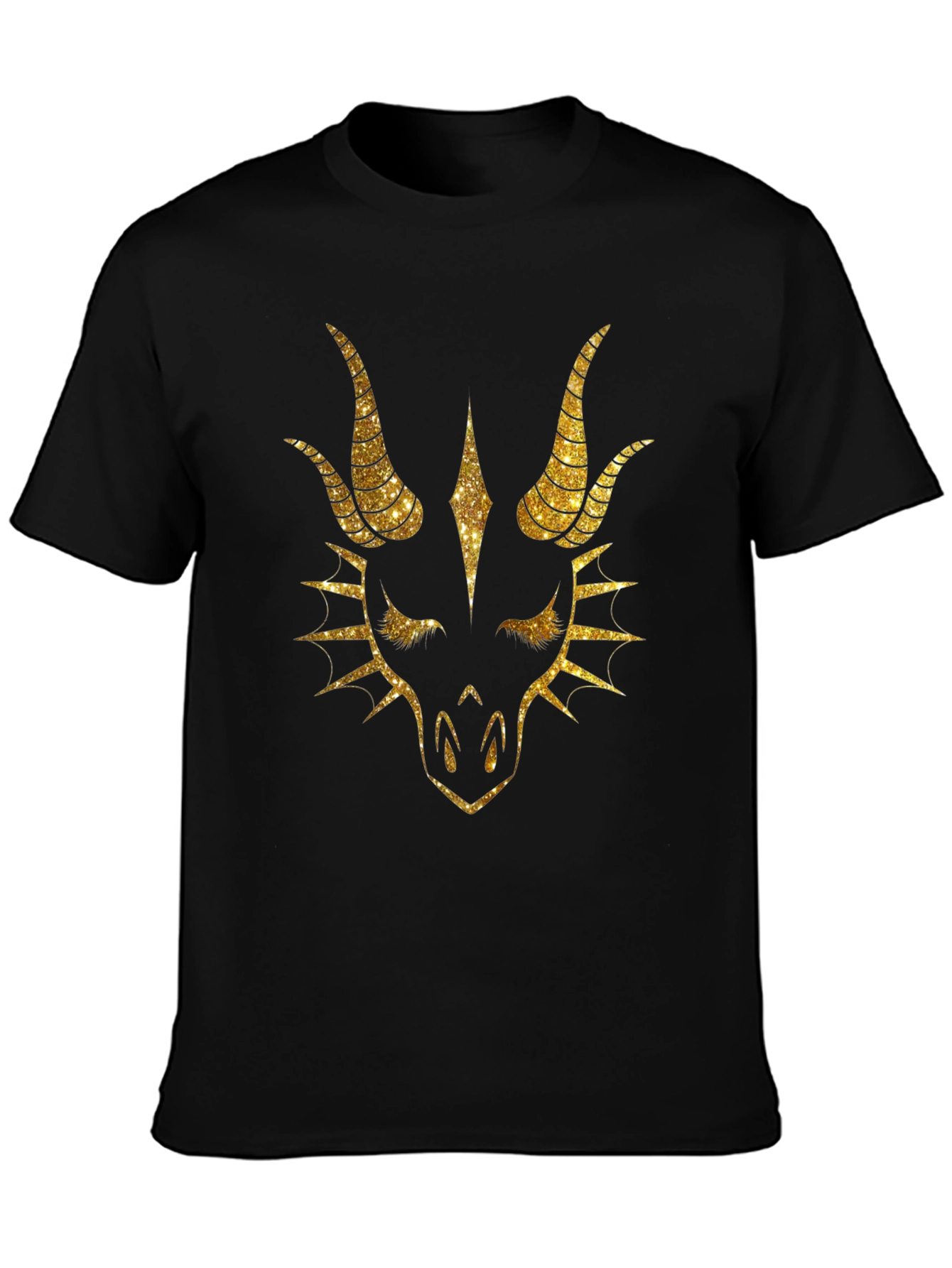 Dragon Graphic Tee - Bold Metallic Design