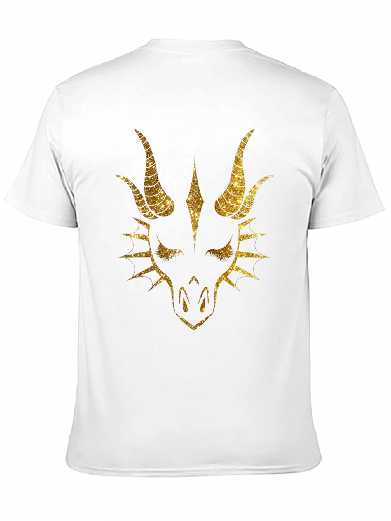 Dragon Graphic Tee - Bold Metallic Design