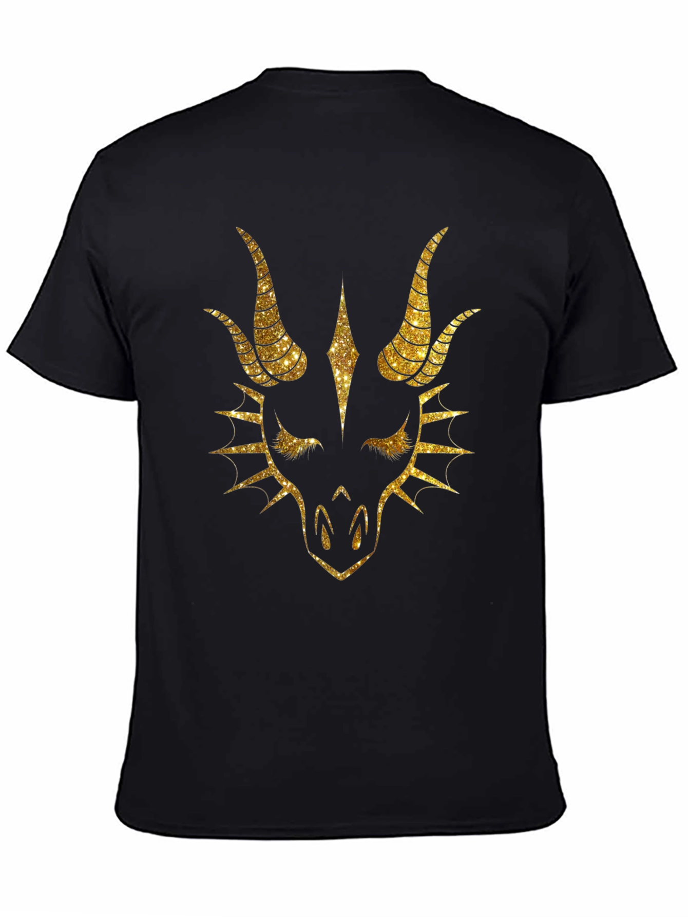 Dragon Graphic Tee - Bold Metallic Design