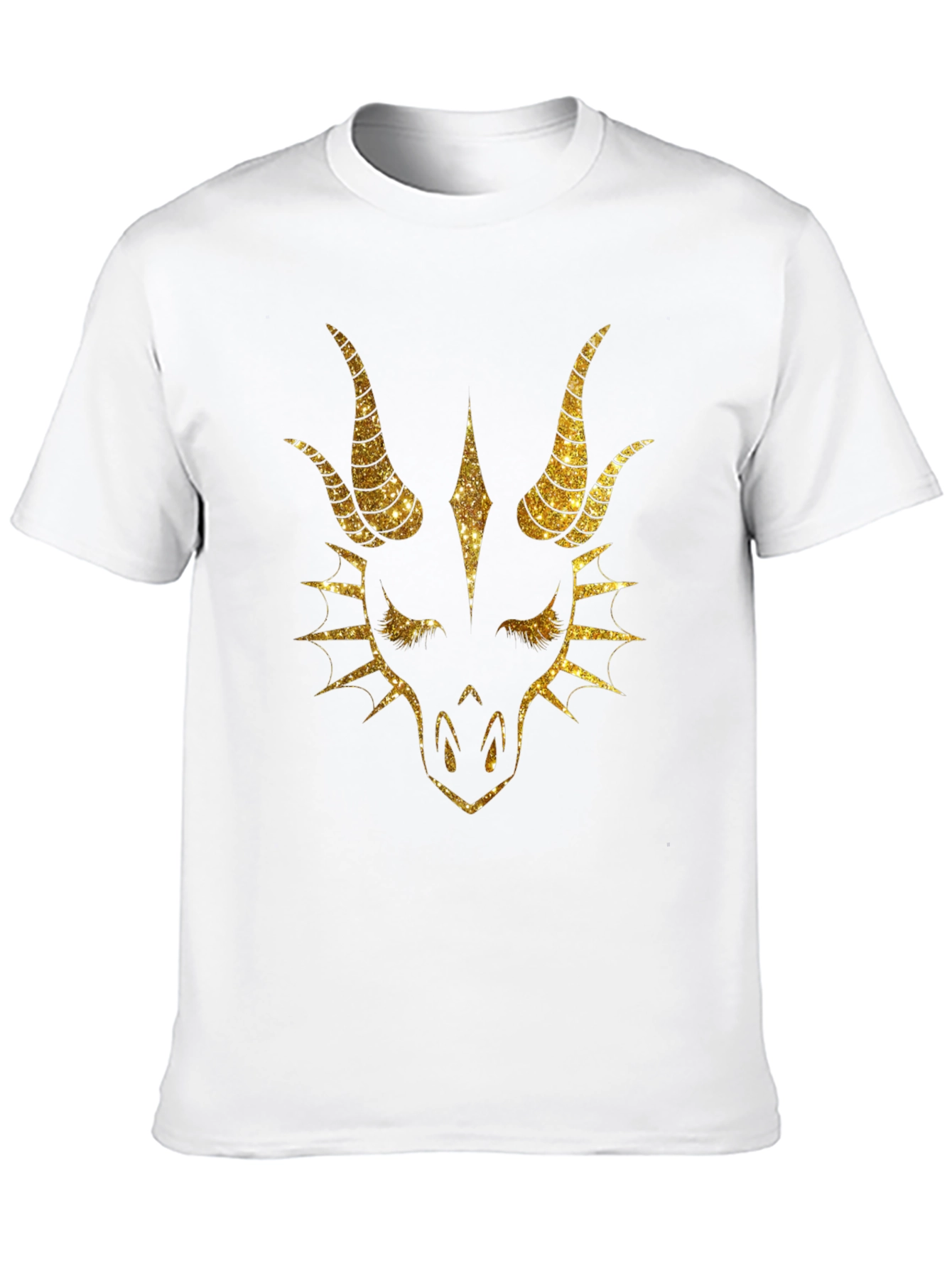 Dragon Graphic Tee - Bold Metallic Design