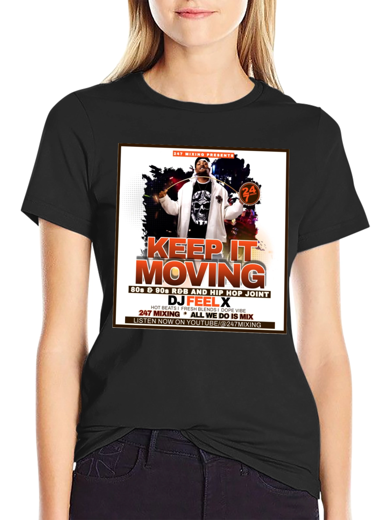 Keep It Moving DJ Feel X T-Shirt
