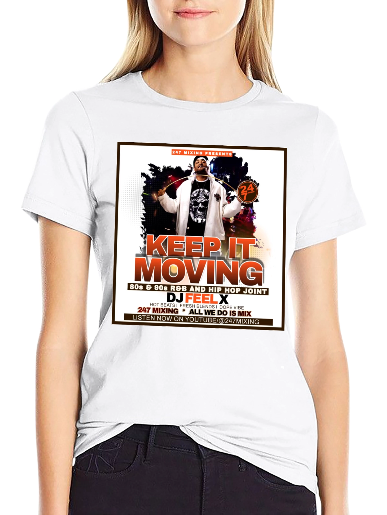 Keep It Moving DJ Feel X T-Shirt