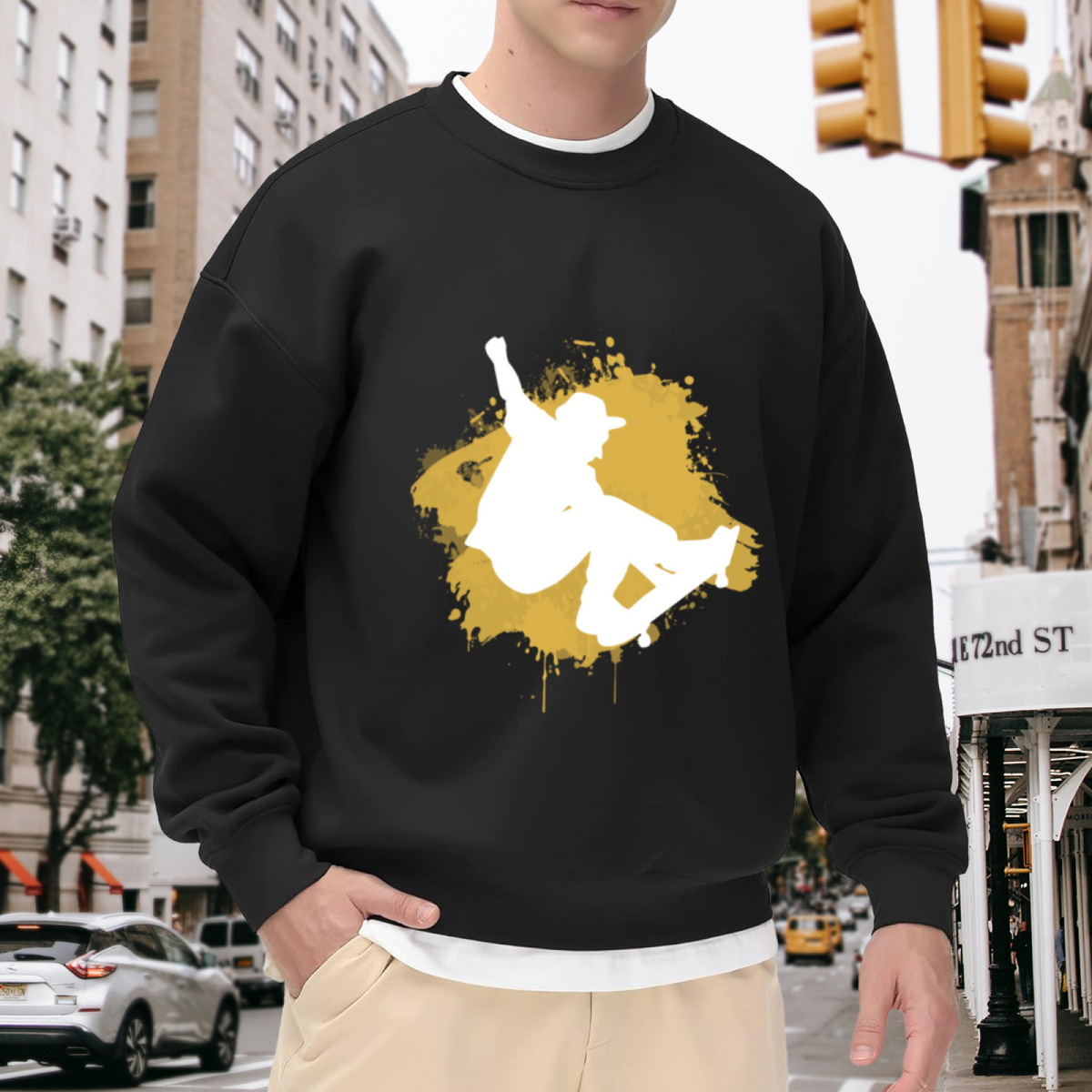 Skateboarding Lover Design - Crewneck Sweatshirt | Skateboarding Lover, Skateboarding Gift, Athletic Gift