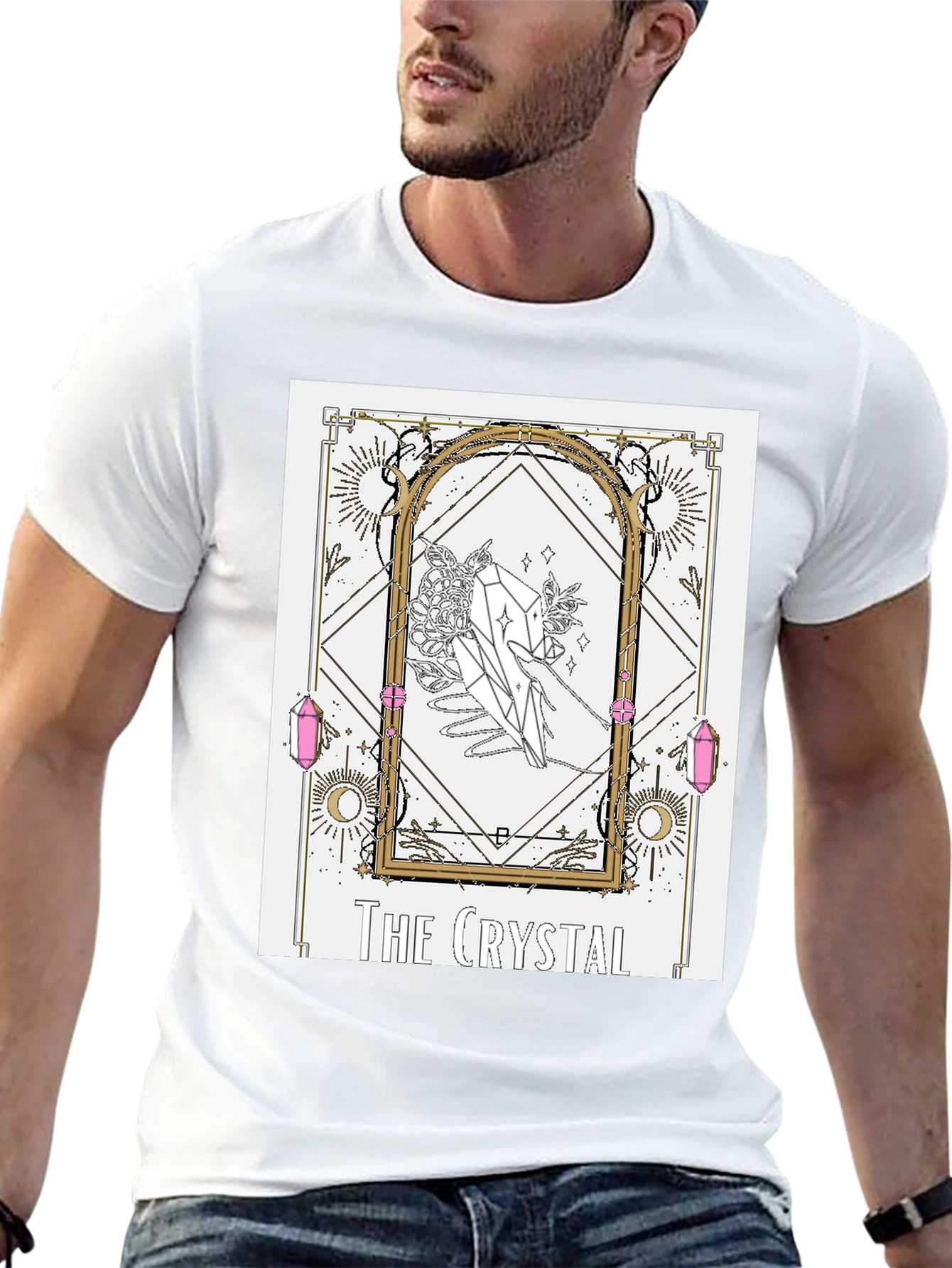 Crystal Tarot Card Graphic T-Shirt