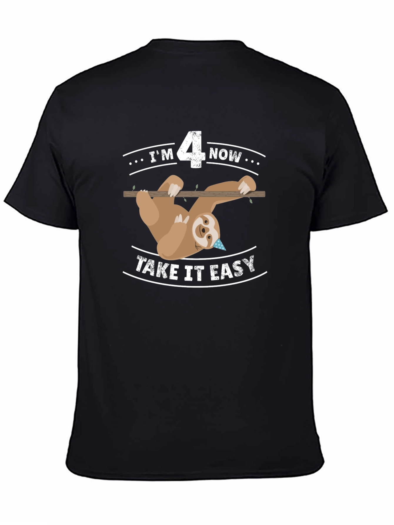 Im 4 Now Sloth Birthday T-Shirt