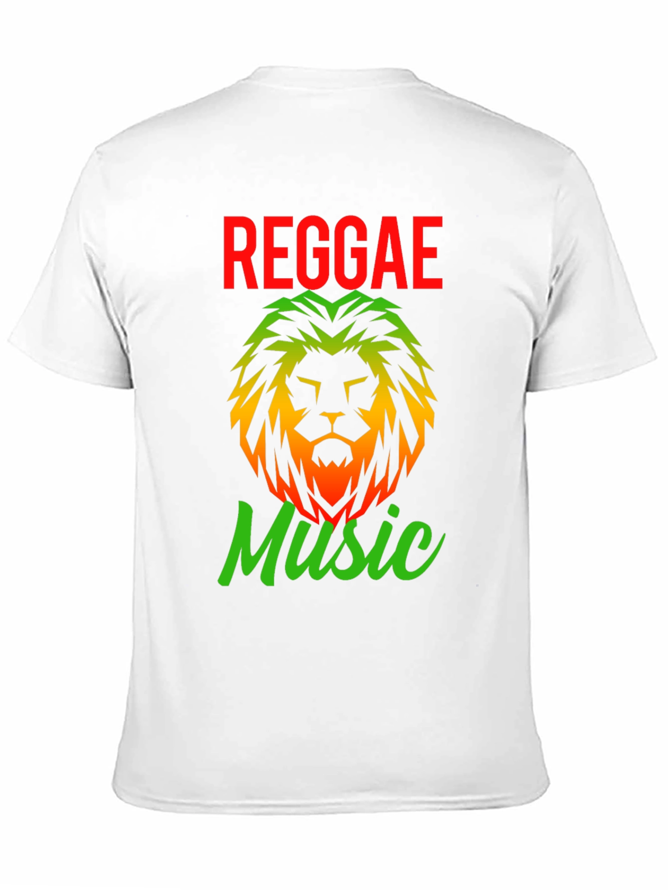 Reggae Music Lion Graphic T-Shirt