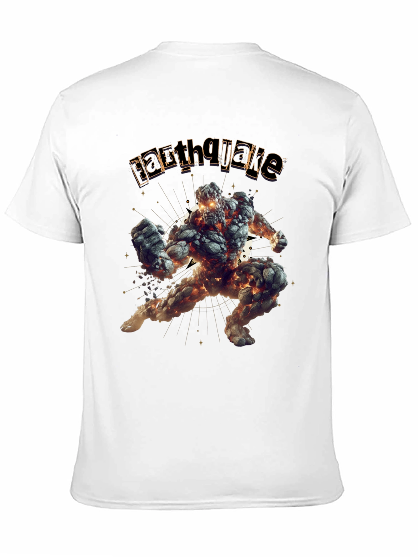 Earthquake Graphic Black T-Shirt