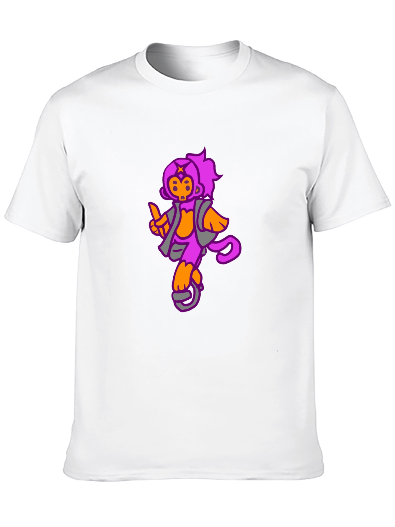 Funky Monkey Graphic Tee - Black Cotton Casual T-Shirt