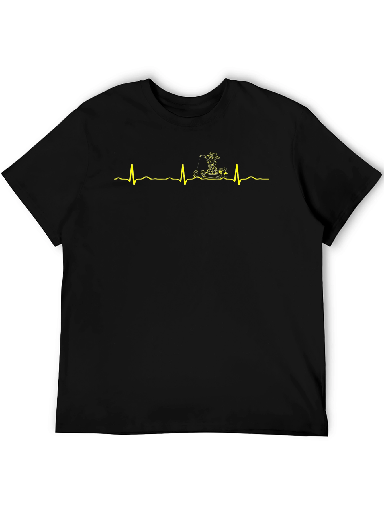Fishing Heartbeat T-Shirt - Anglers Life Line Tee