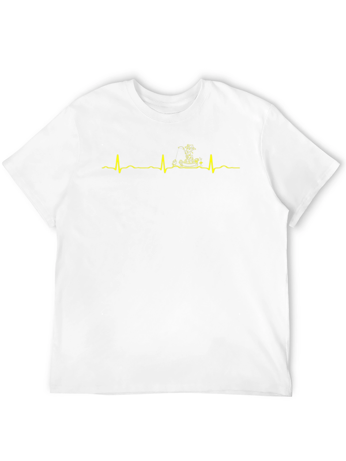 Fishing Heartbeat T-Shirt - Anglers Life Line Tee