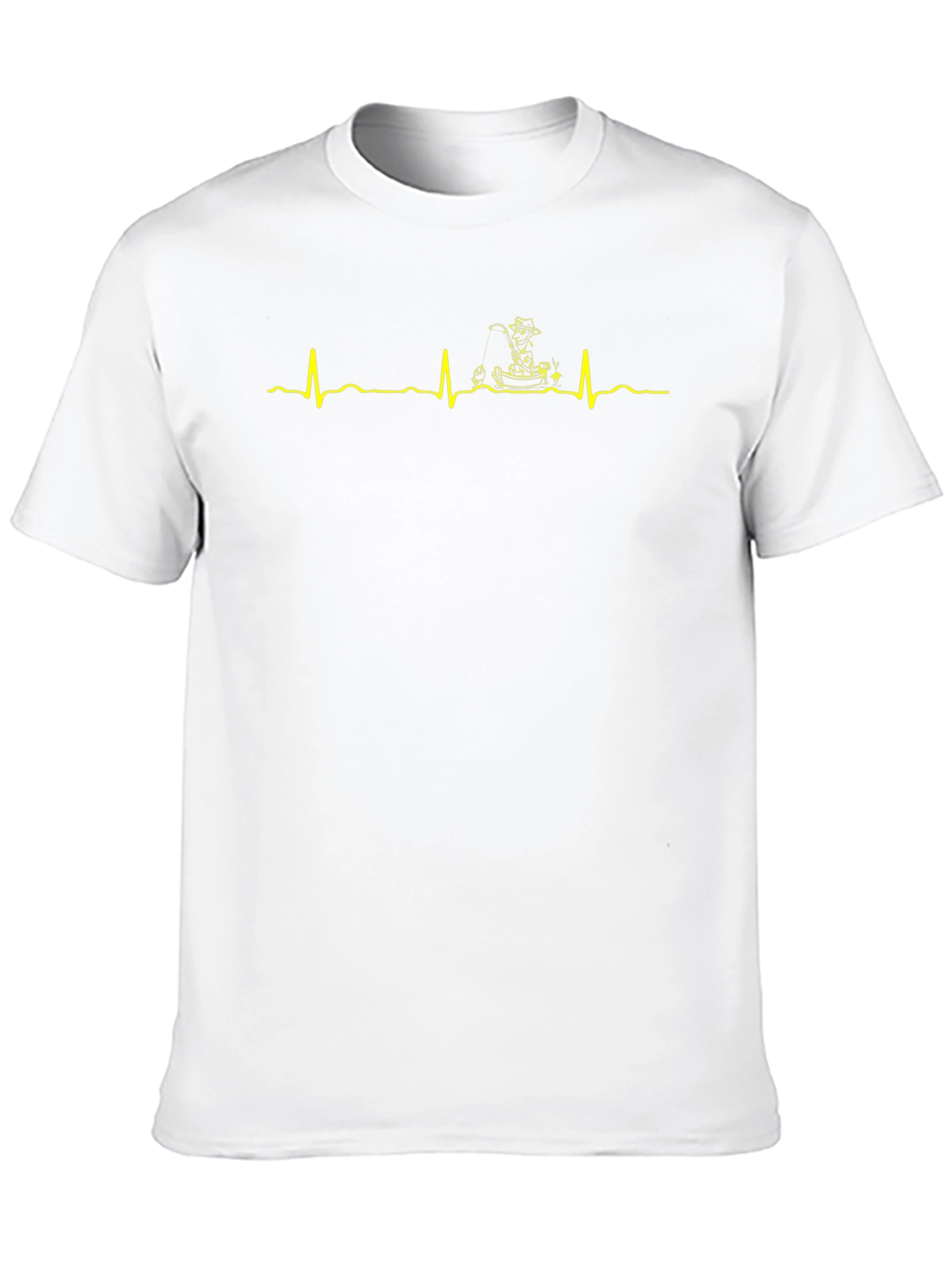 Fishing Heartbeat T-Shirt - Anglers Life Line Tee