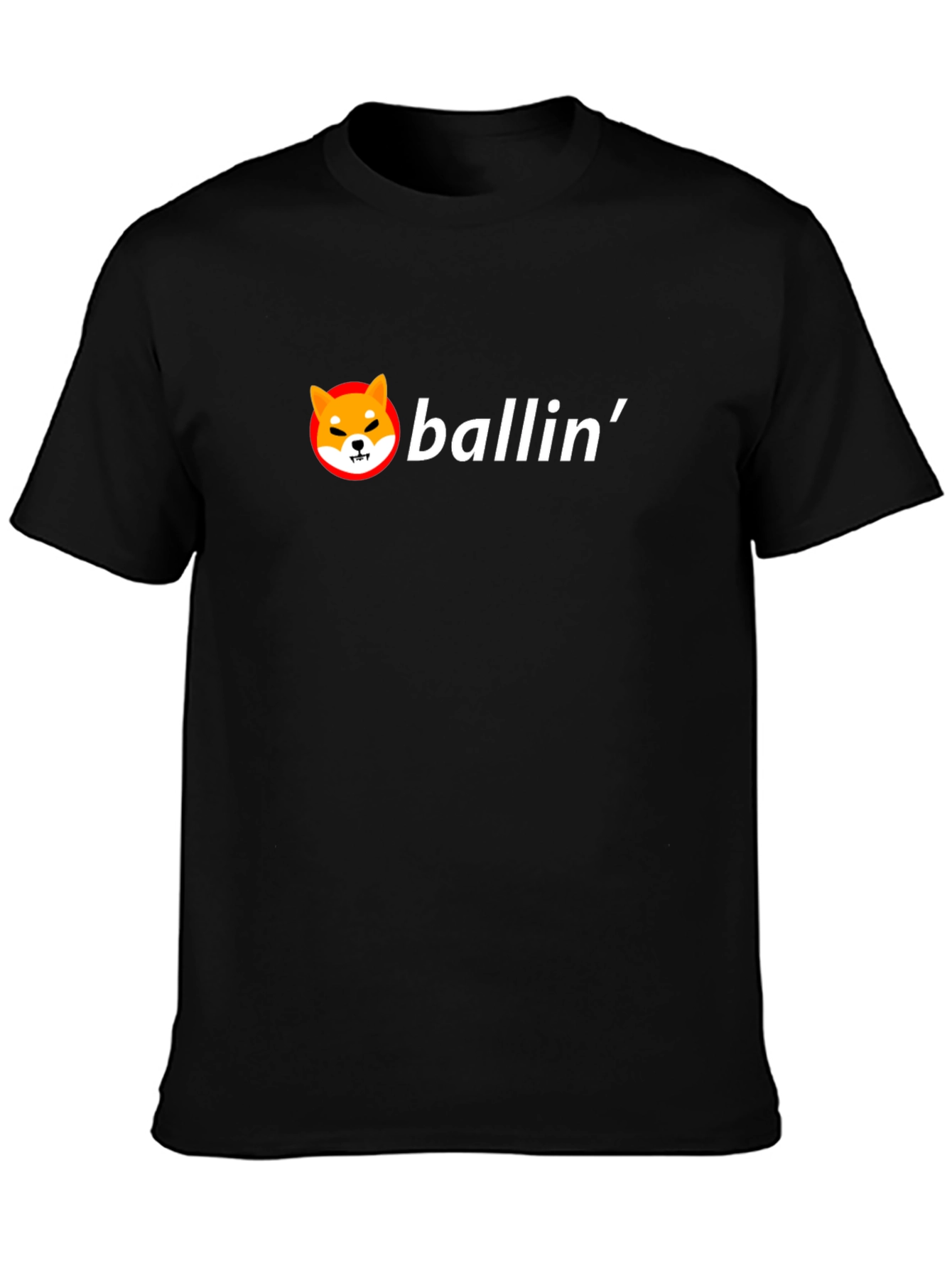 Ballin Shiba Inu T-Shirt - Crypto Meme Tee