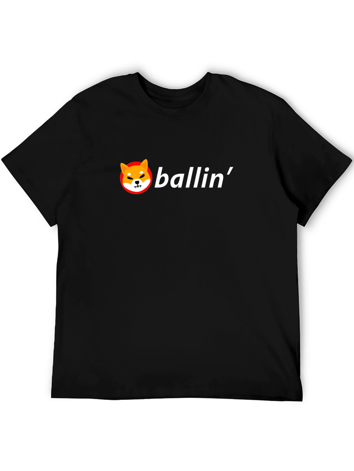 Ballin Shiba Inu T-Shirt - Crypto Meme Tee