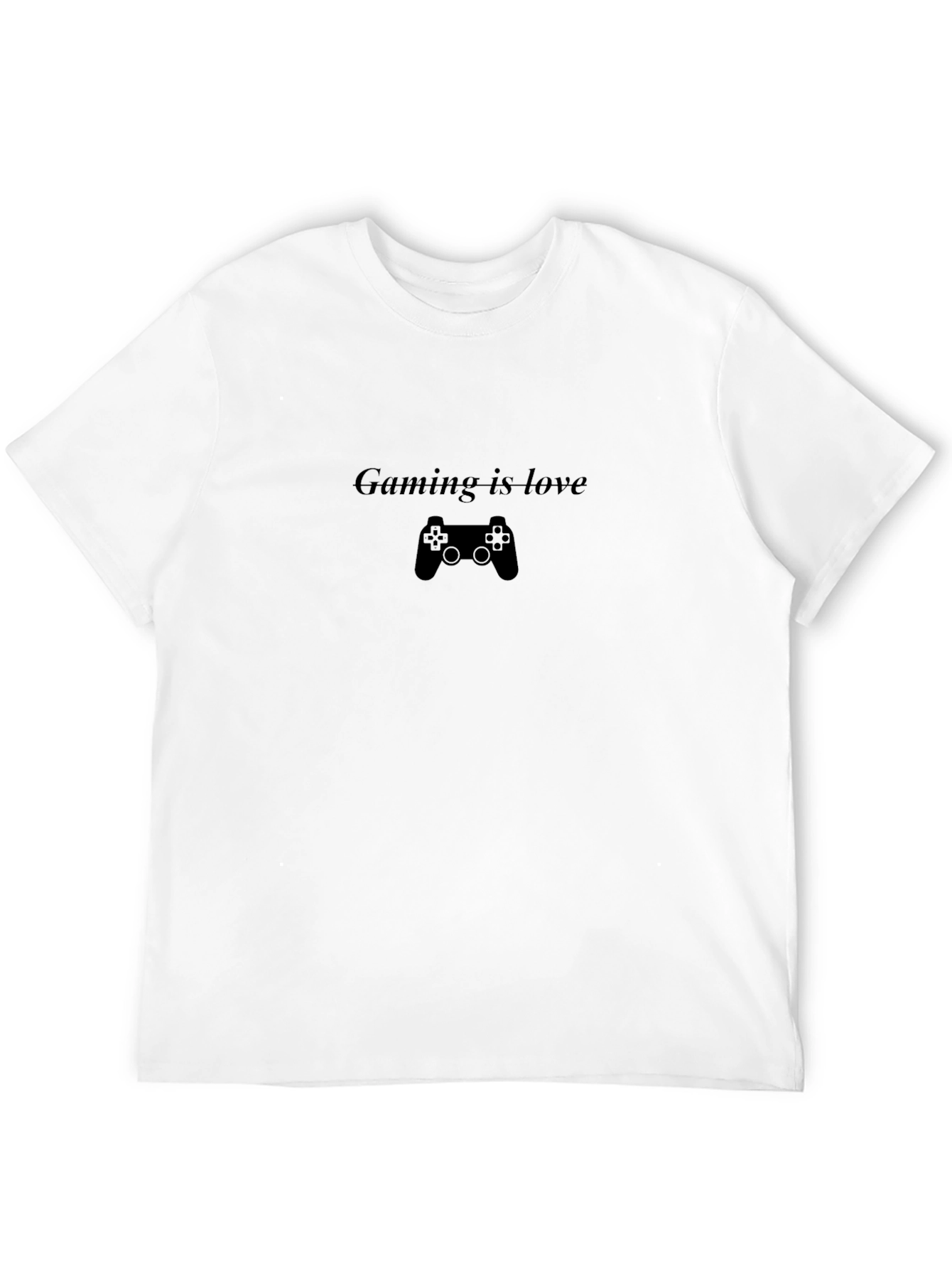 Gaming Is Love - Mens Black T-Shirt