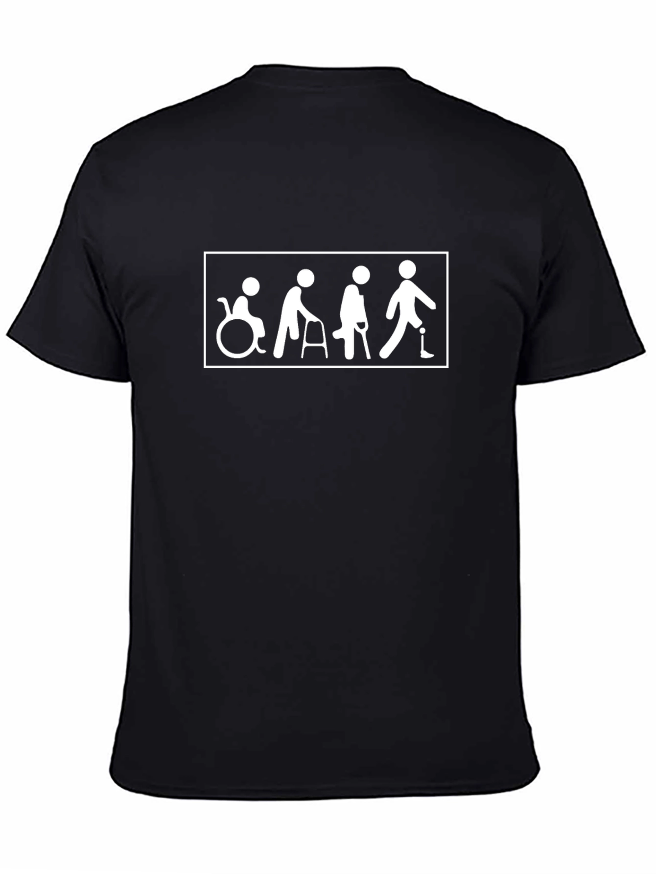 Funny Disability Evolution T-Shirt