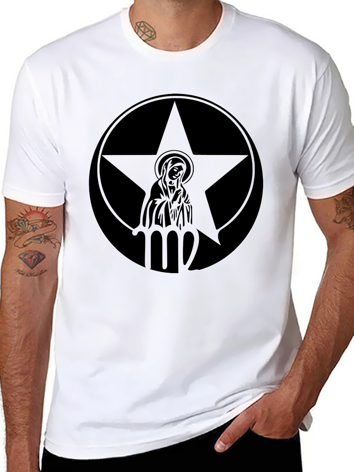 Star Sign Virgo T-Shirt - Black
