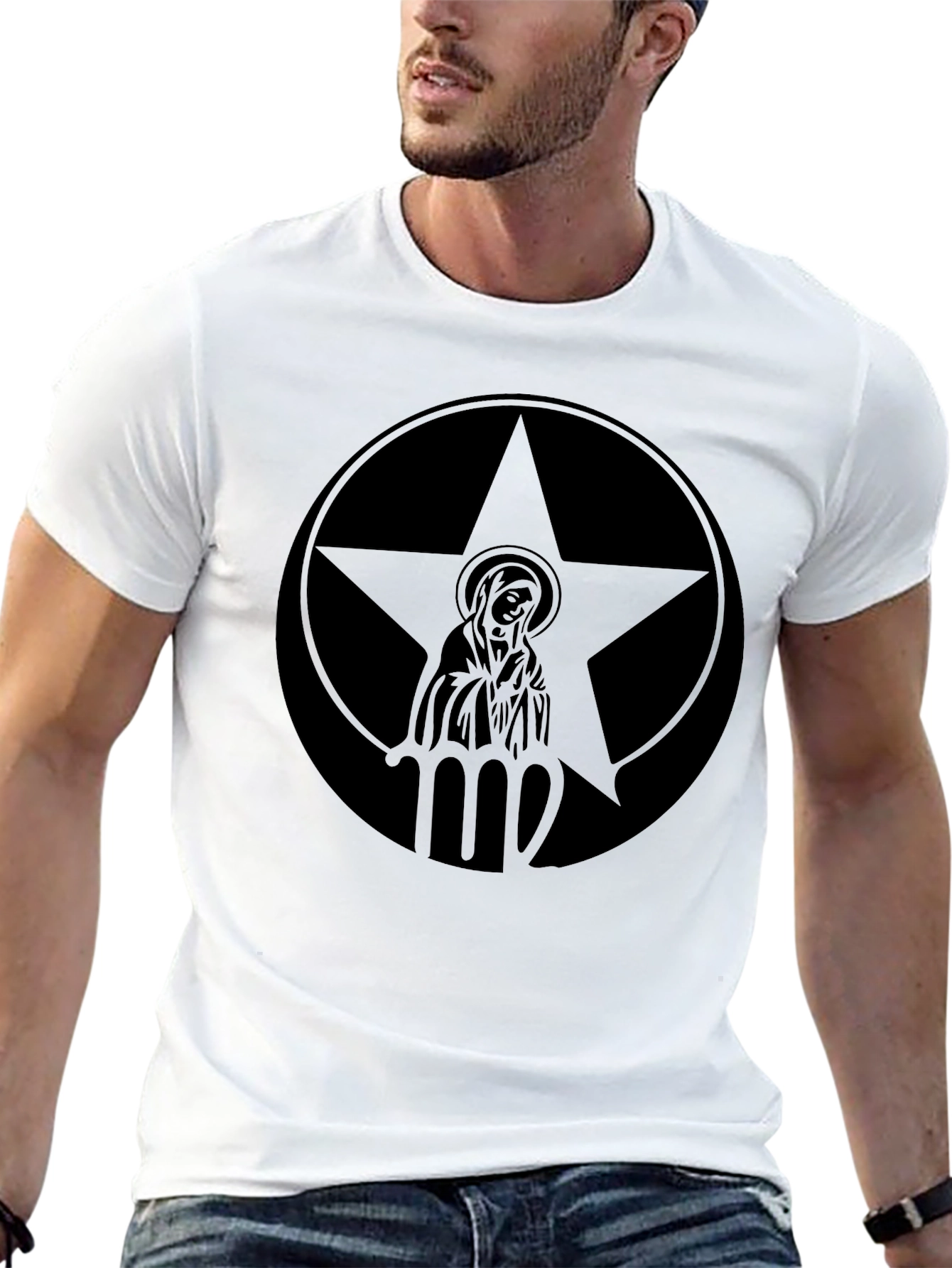 Star Sign Virgo T-Shirt - Black