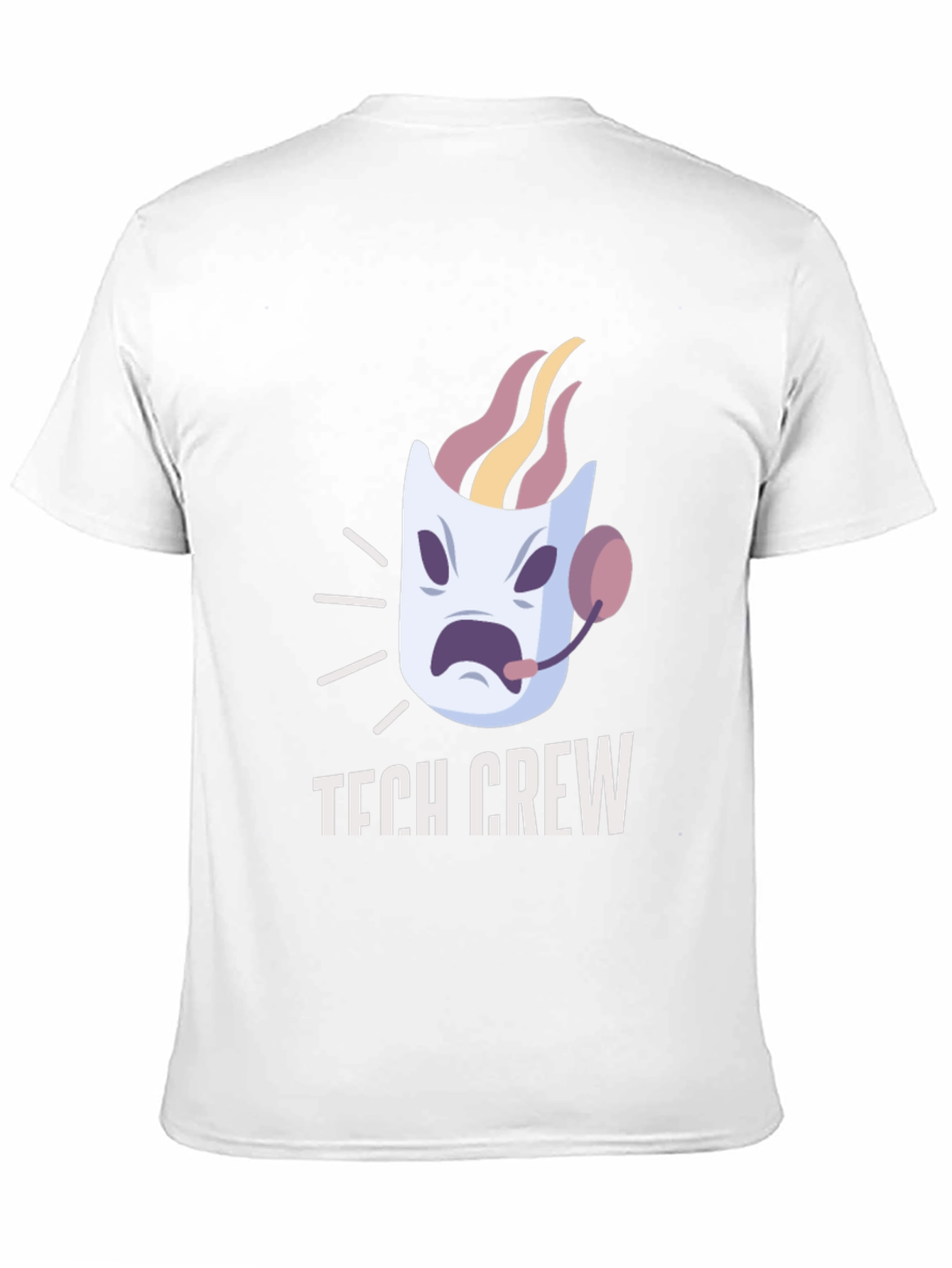 Tech Crew T-Shirt - Fun Cartoon Support Design