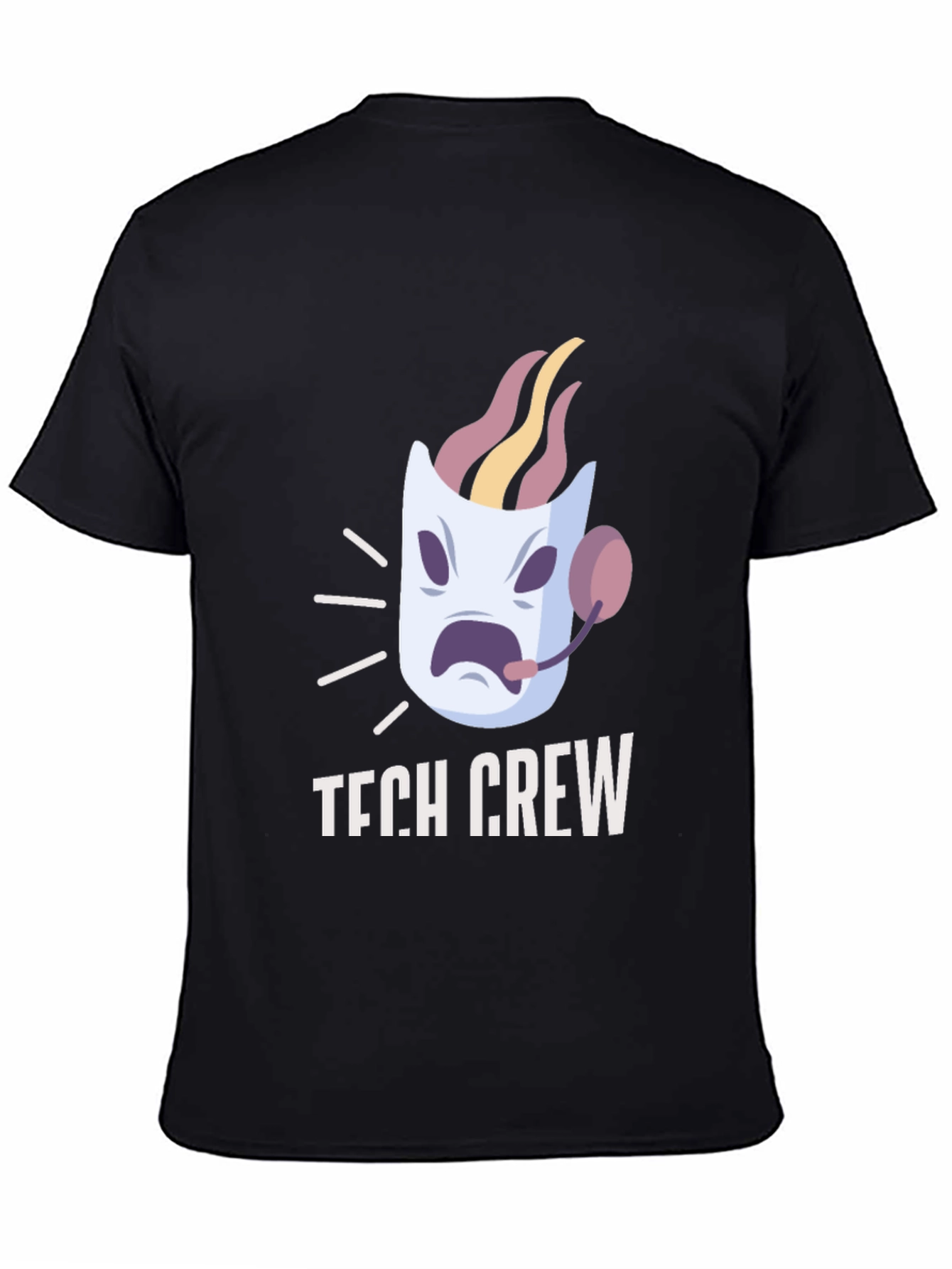 Tech Crew T-Shirt - Fun Cartoon Support Design