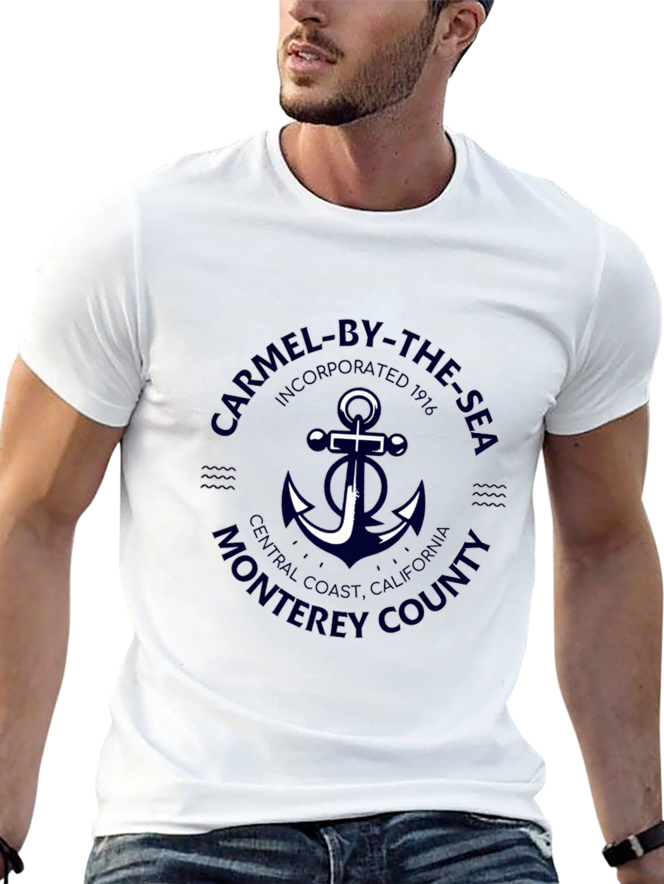 Carmel-by-the-Sea T-Shirt Anchor Design