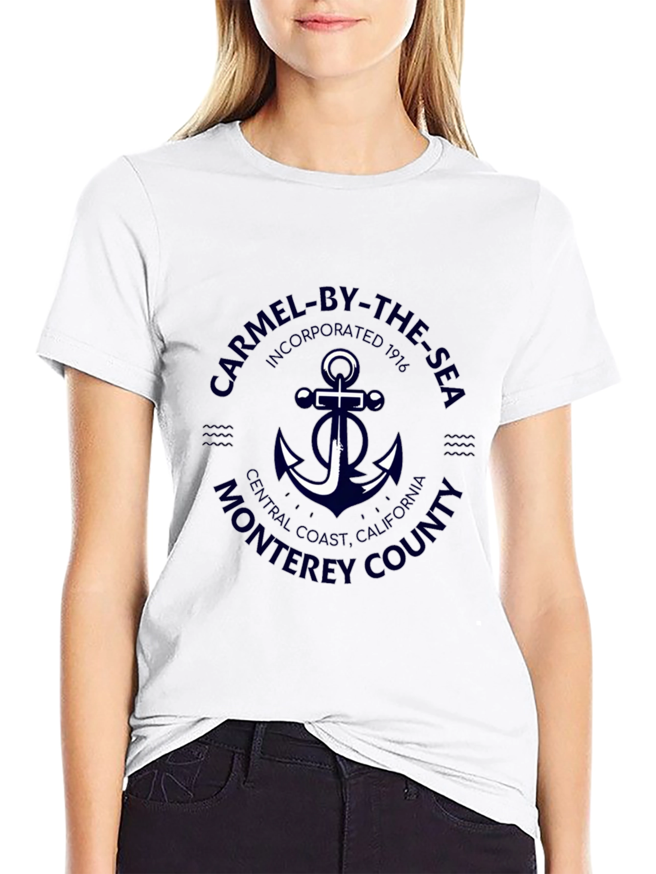 Carmel-by-the-Sea T-Shirt Anchor Design