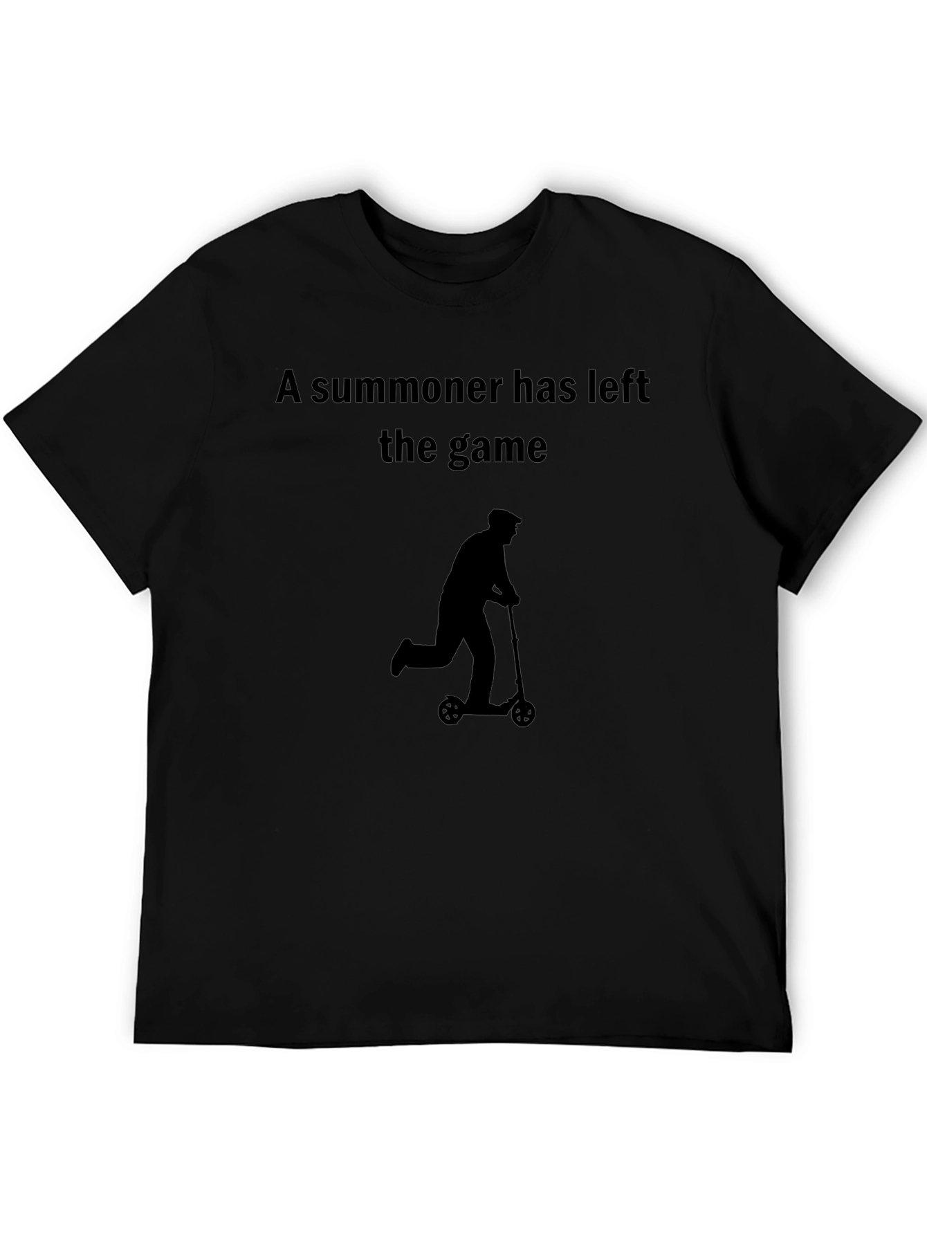 Summoner Left the Game Black T-Shirt