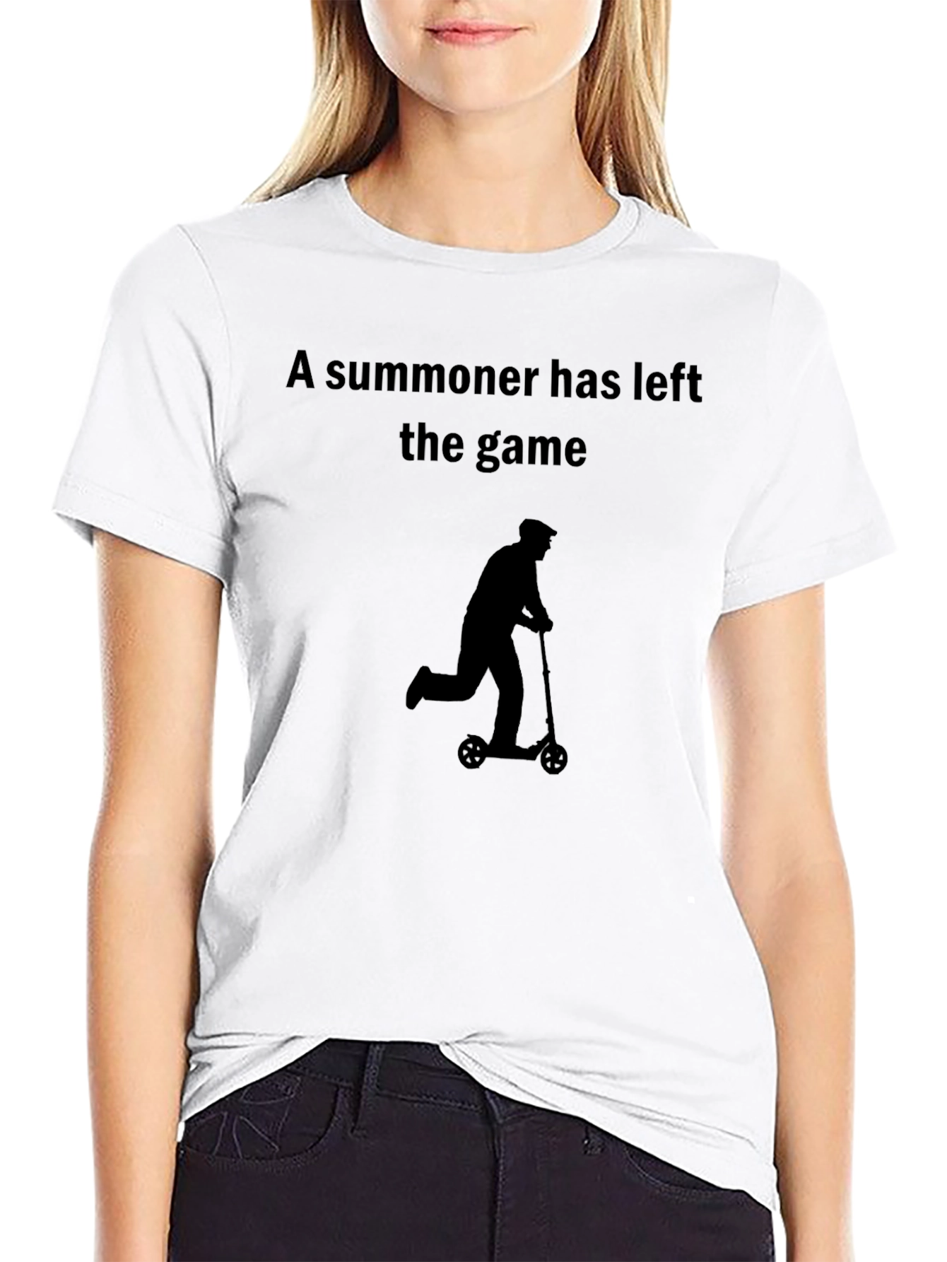 Summoner Left the Game Black T-Shirt