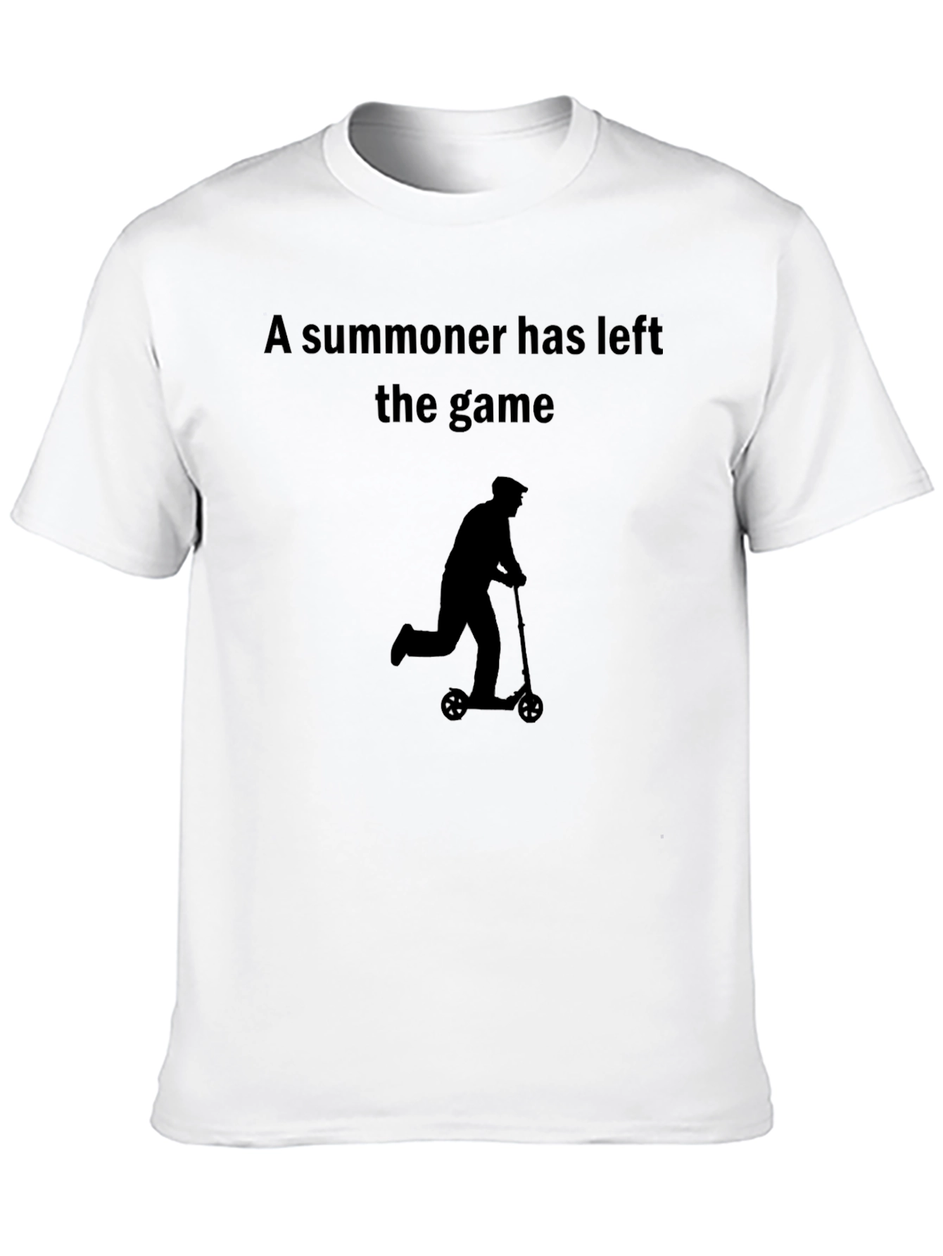 Summoner Left the Game Black T-Shirt
