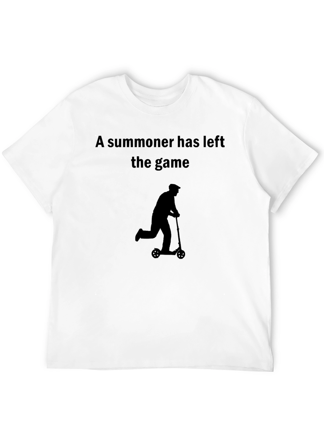 Summoner Left the Game Black T-Shirt