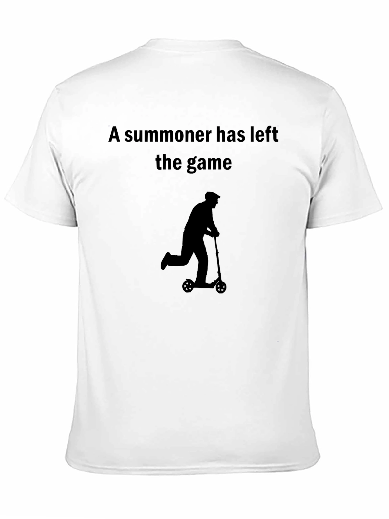 Summoner Left the Game Black T-Shirt
