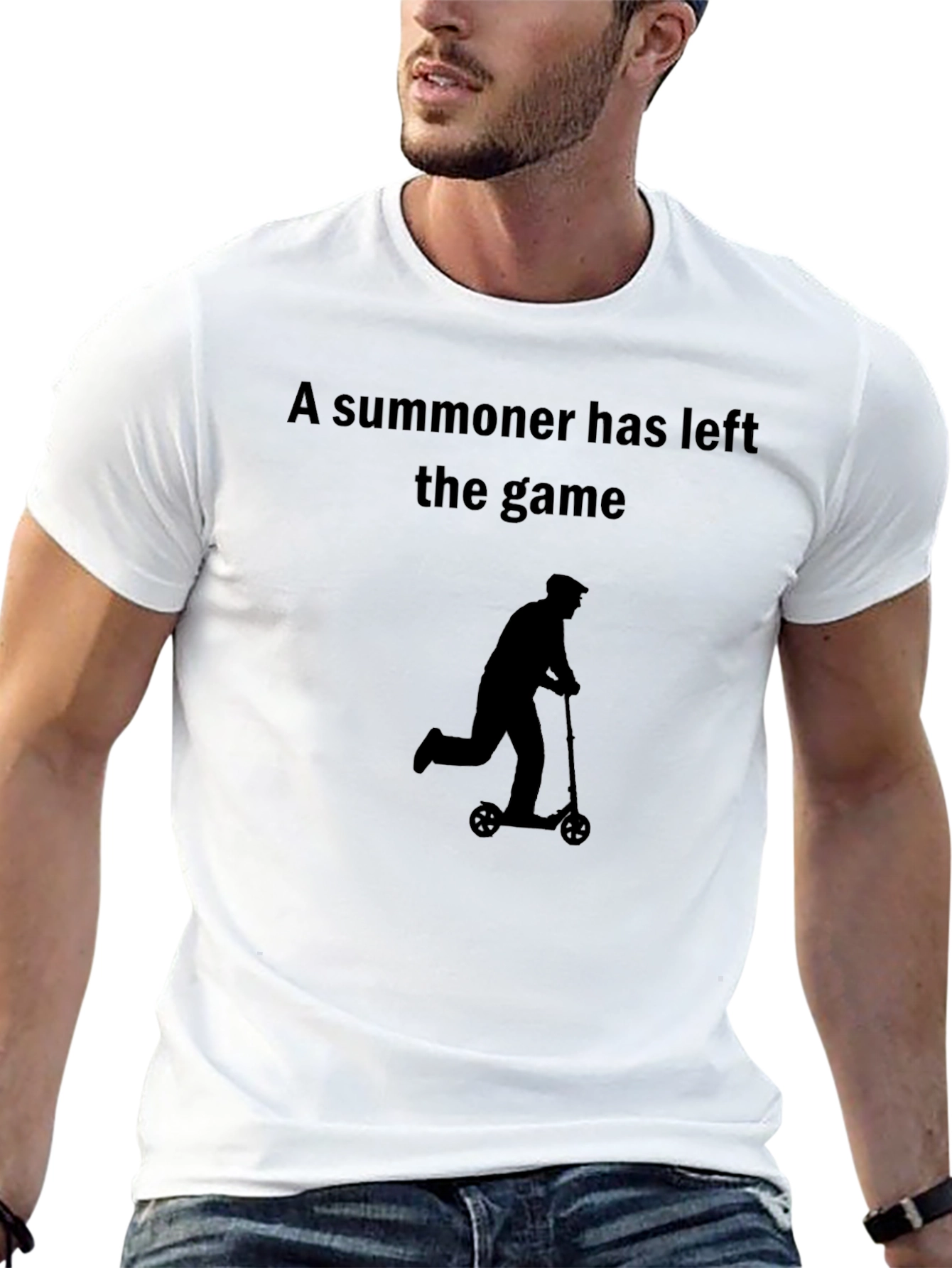 Summoner Left the Game Black T-Shirt