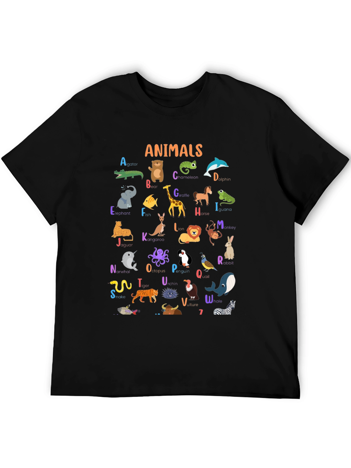 Animal Alphabet T-Shirt - Educational Kids Tee