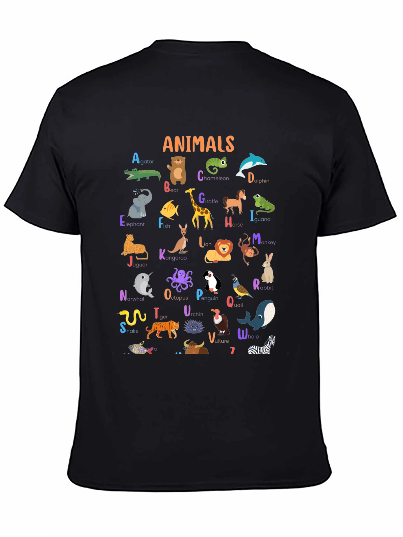Animal Alphabet T-Shirt - Educational Kids Tee