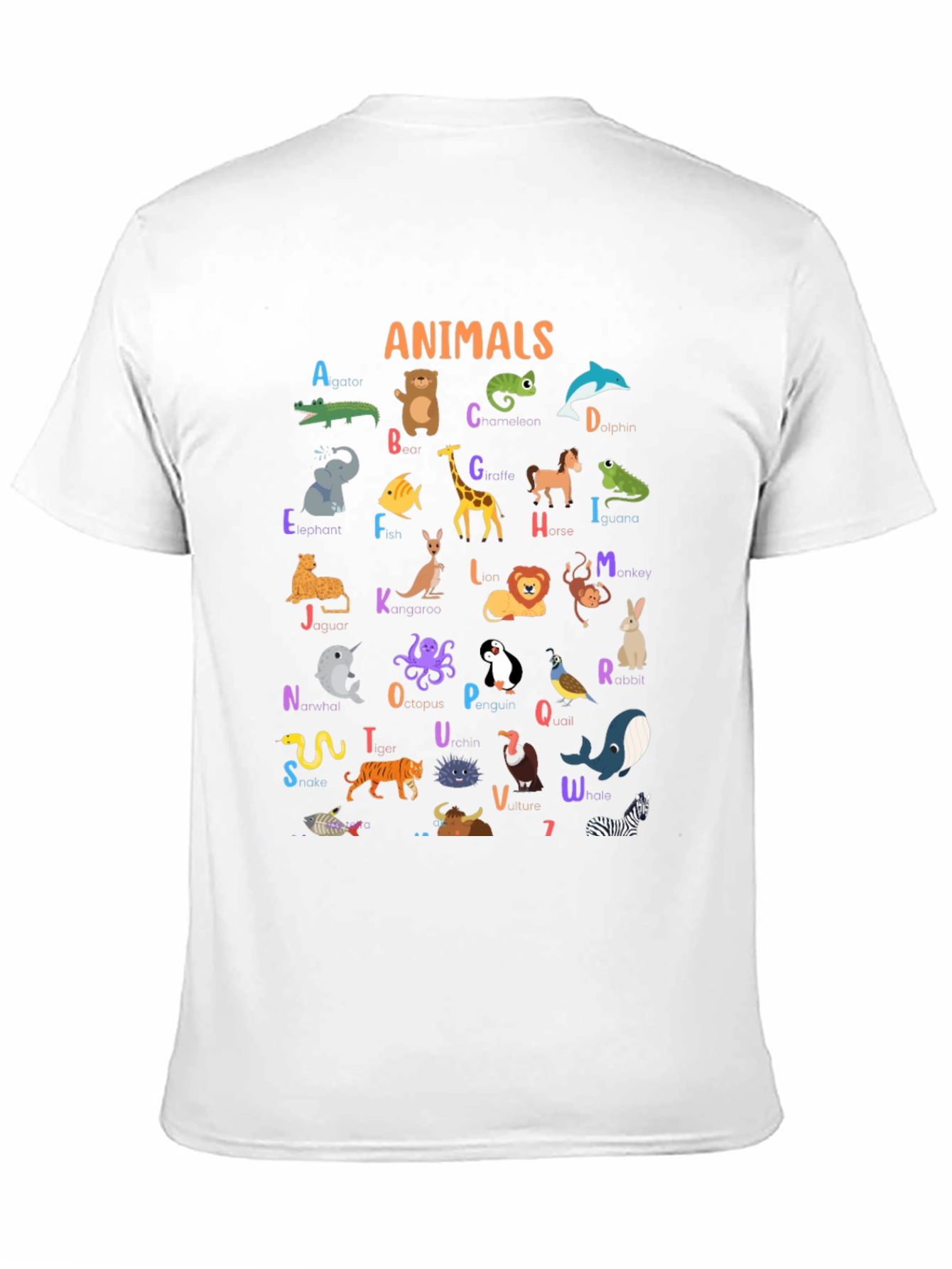 Animal Alphabet T-Shirt - Educational Kids Tee