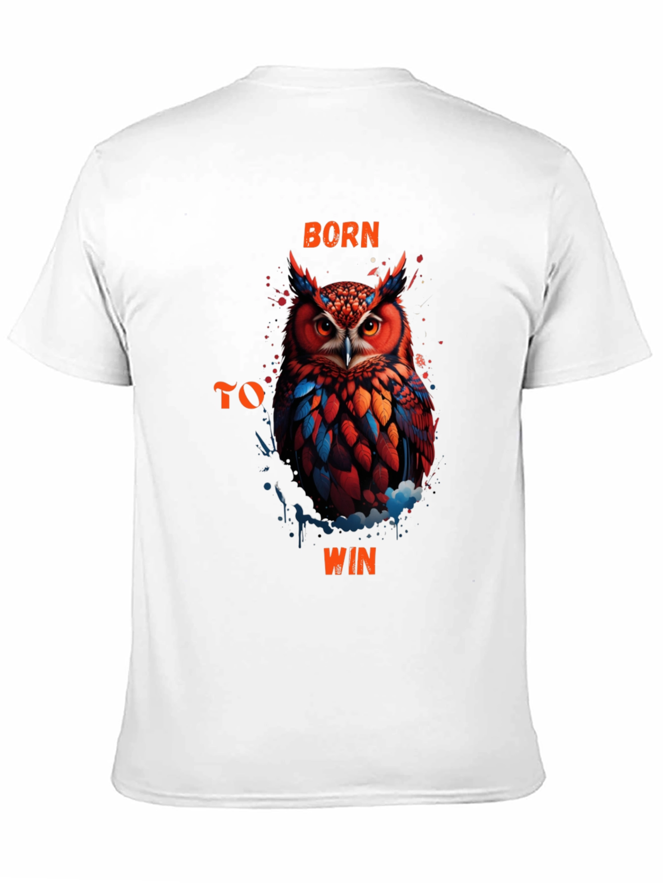Born To Win Owl Graphic T-Shirt