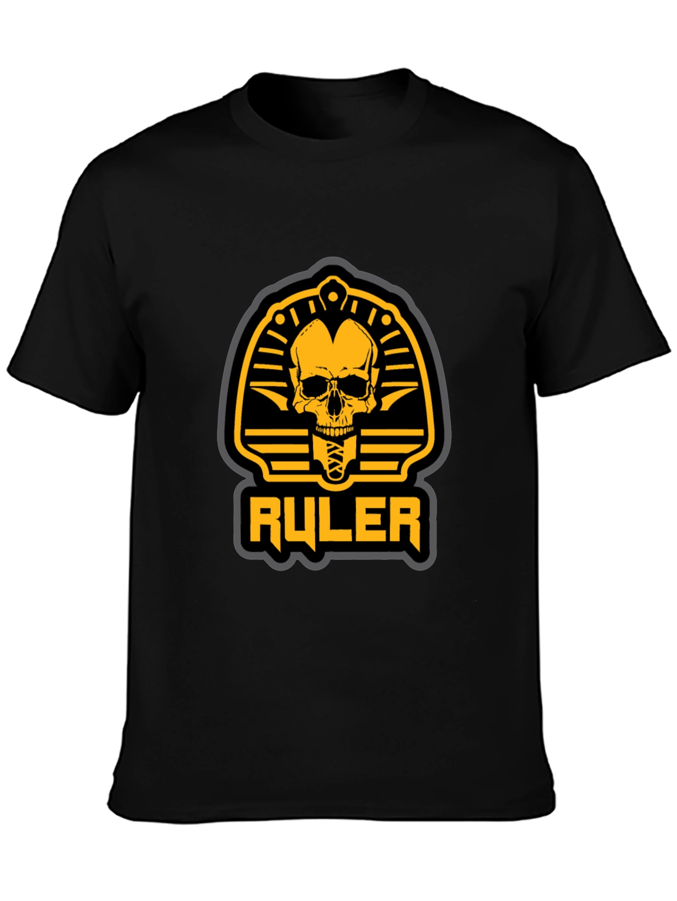 Skull Pharaoh Ruler Graphic Tee